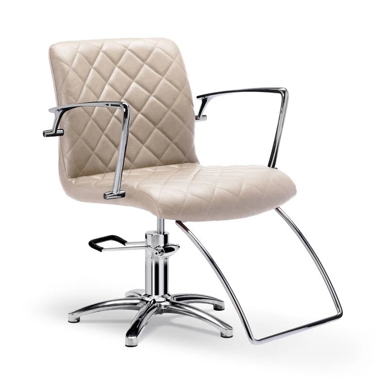 Lanvain SARA Styling Chair 259 - Professional Salon Chair for Hairdressers & Barbers - Adjustable Hydraulic Stylist Chair with Swivel Base - Perfect for Salons, Barber Shops & Home Use