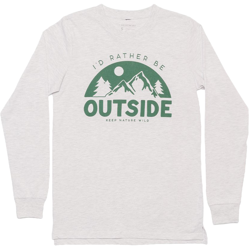 Be Outside Long Sleeve Unisex T-Shirt - Comfortable Casual Wear for Outdoor Activities, Hiking & Travel