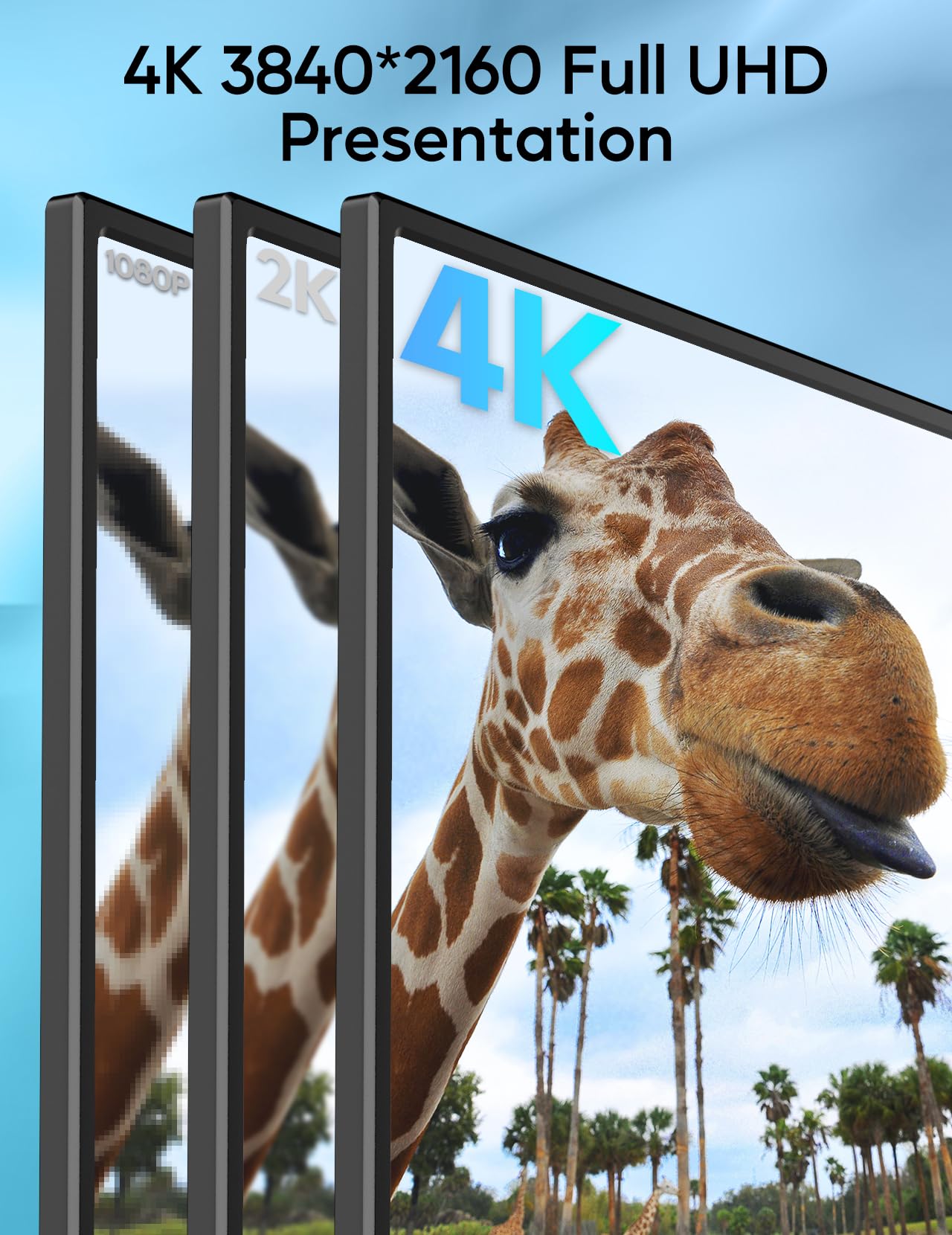 4K Portable Monitor 13.3