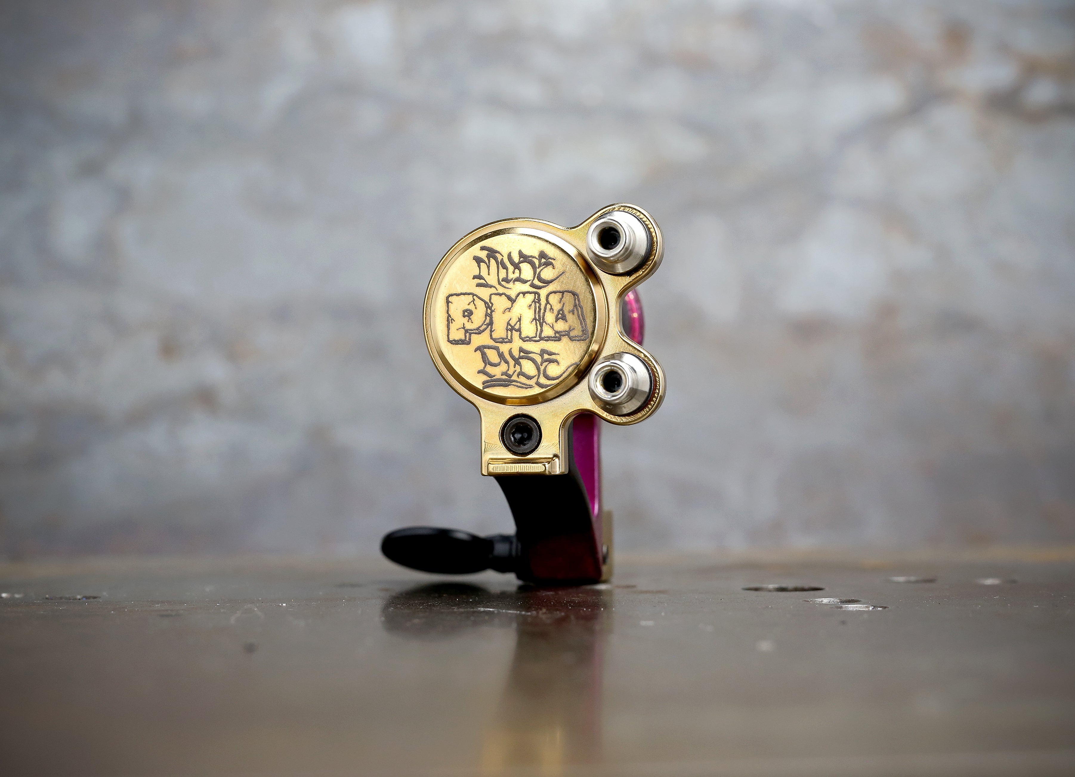 Limited Mike Pike PMA Direct Drive Rotary Illusion Pink Black Gold - Perfect for DJs, Music Producers & Live Performances