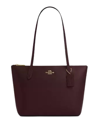 Coach Fiona Zip Tote Bag for Women - Stylish Leather Shoulder Handbag with Zipper Closure - Perfect for Work, Travel & Everyday Use
