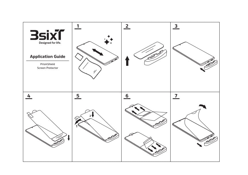 3sixT PrismShield Classic Curved TPU Case for Samsung Galaxy S21 Plus - Shockproof & Scratch-Resistant Protective Cover for Everyday Use, Work & Travel