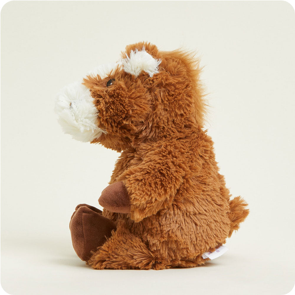 Weighted Heated Stuffed Horse Plush Toy - Cozy Warmies for Relaxation & Stress Relief - Perfect for Kids, Adults & Therapy Use