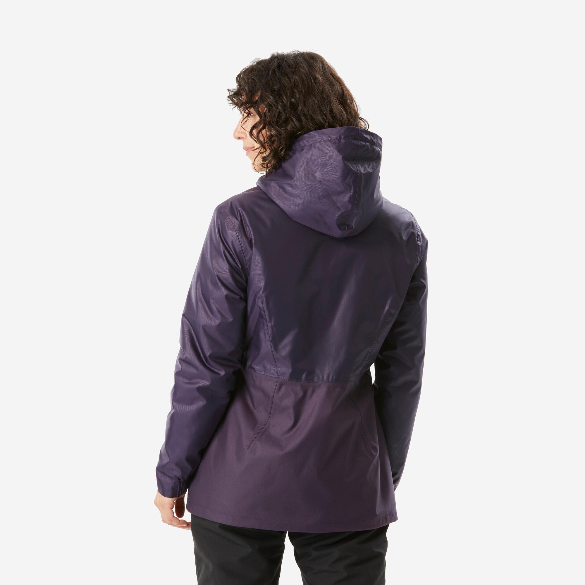 Quechua Women's SH100 Waterproof Winter Jacket - Insulated Cold Weather Coat for Hiking, Skiing & Outdoor Activities