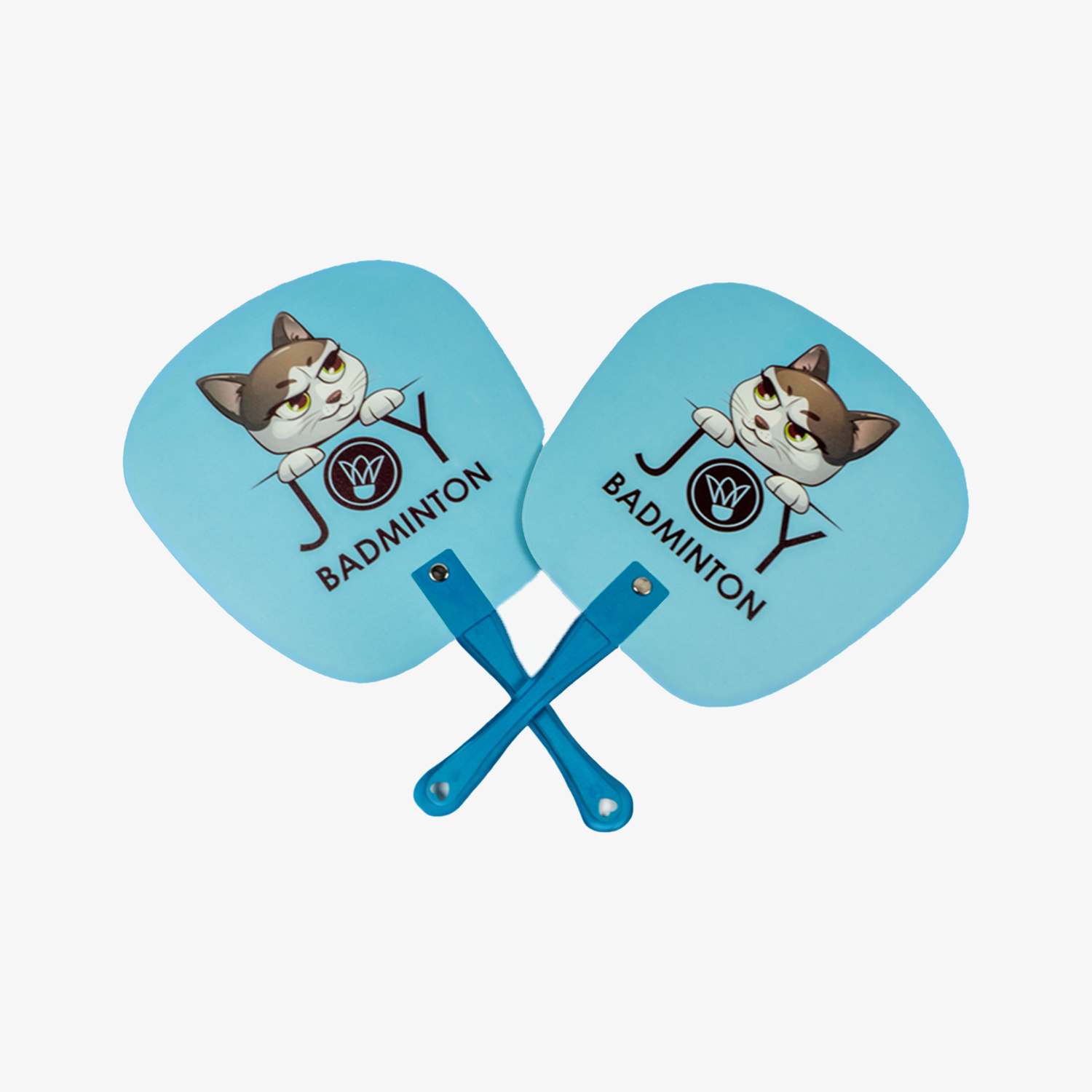 Joy Fan 2 Pack - Portable Handheld Folding Fan with Bamboo Frame - Perfect for Travel, Outdoor Activities, and Summer Cooling