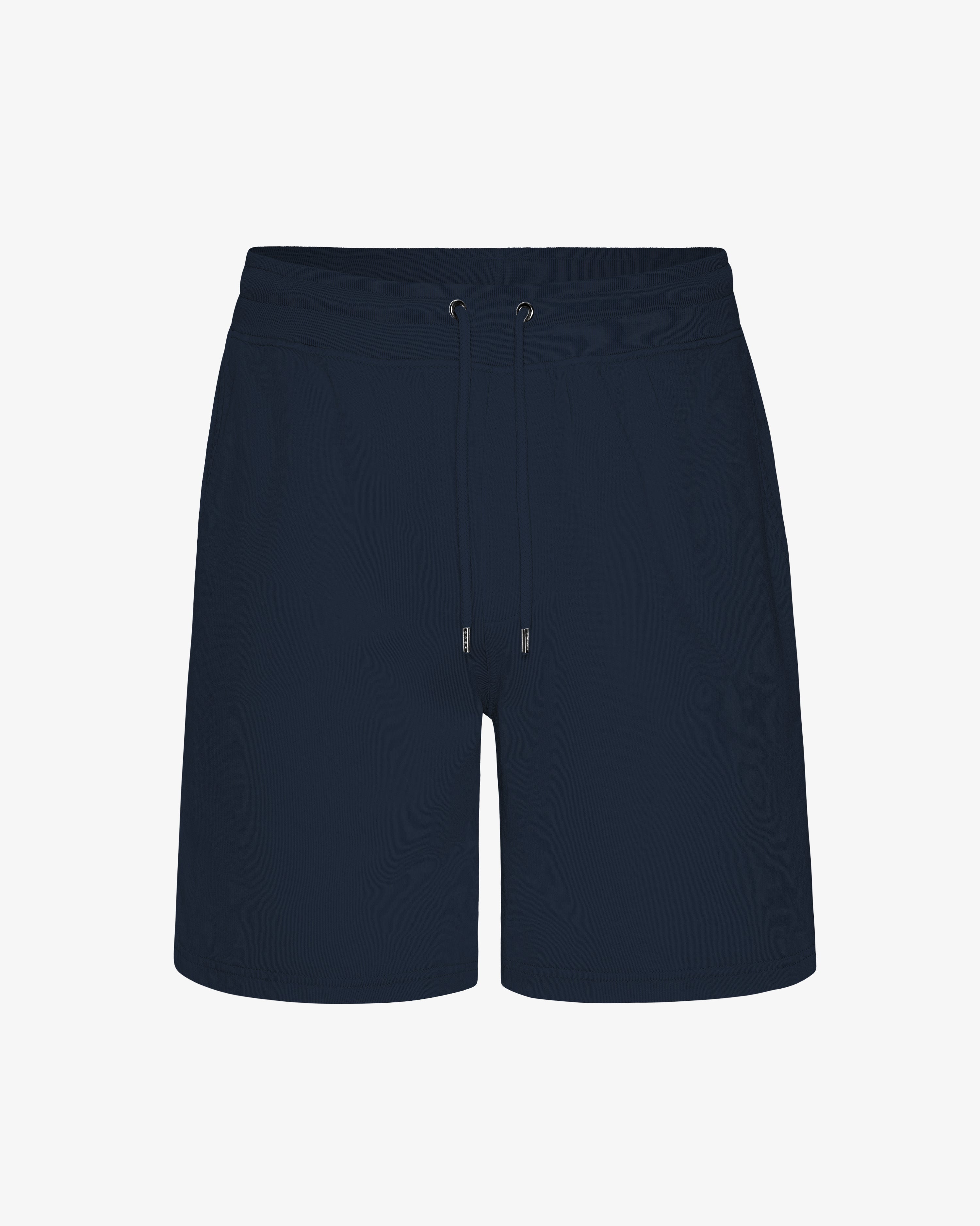 Classic Organic Cotton Sweatshorts for Men & Women - Navy Blue | Comfortable Lounge & Workout Shorts for Casual Wear, Yoga, and Running