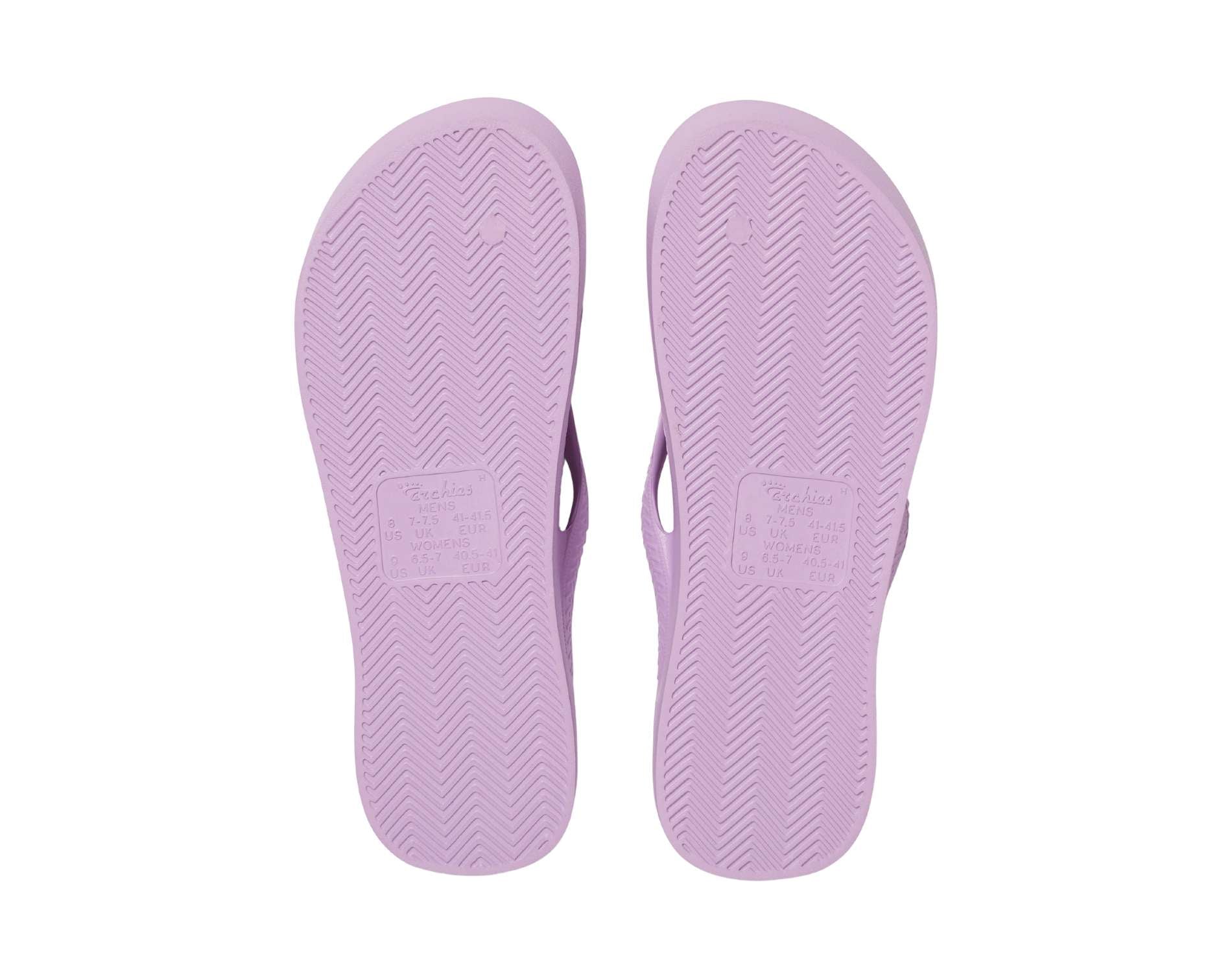 Arch Support Thongs for Women - Comfortable Sandals with Arch Support in Lilac - Perfect for Walking, Travel & Everyday Wear