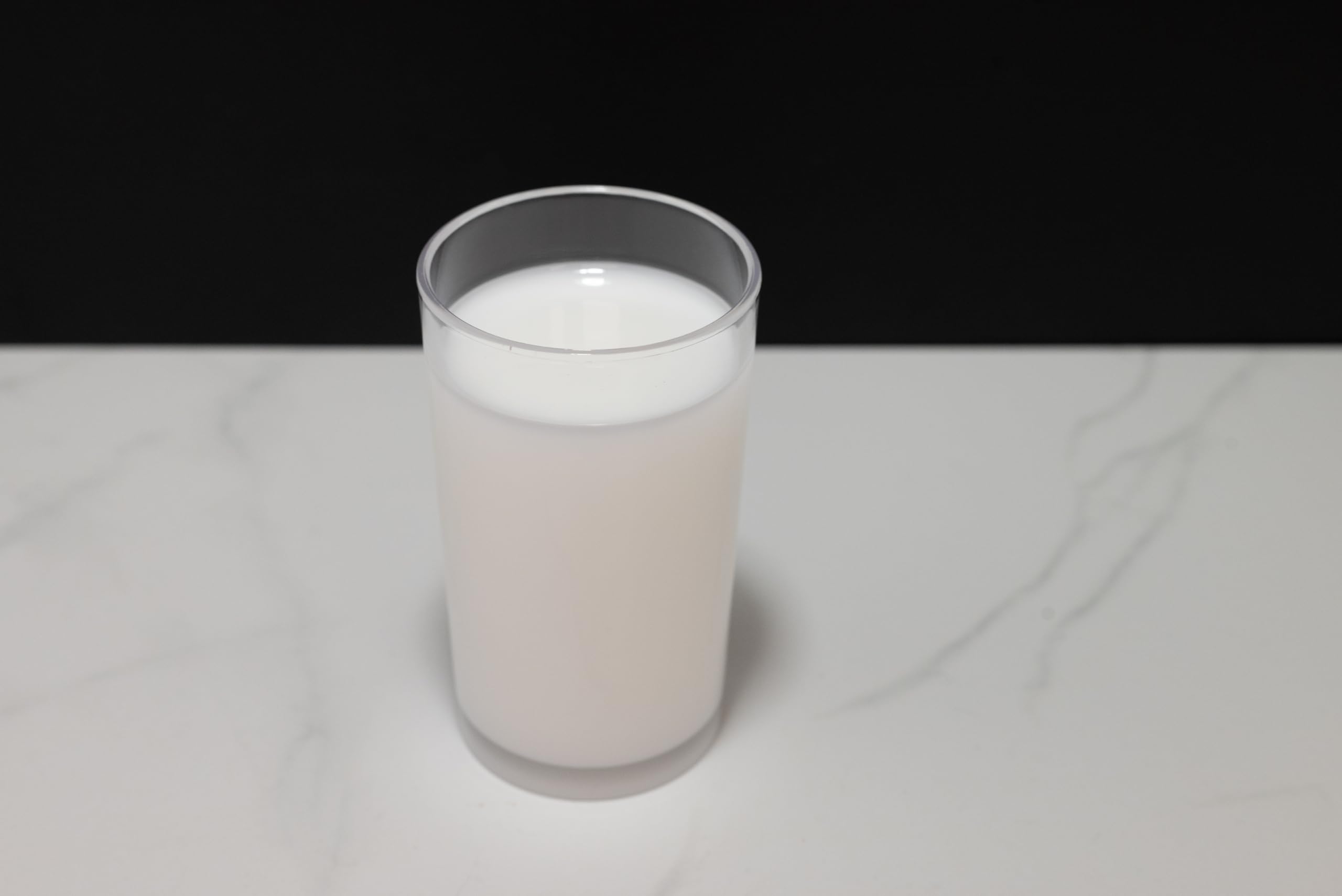 Realistic Fake Glass of Milk Prop - Perfect for Photography, Movie Sets, Prank Gags & Home Decor (12oz) - Great for Halloween, Theatrical Productions, and Practical Jokes
