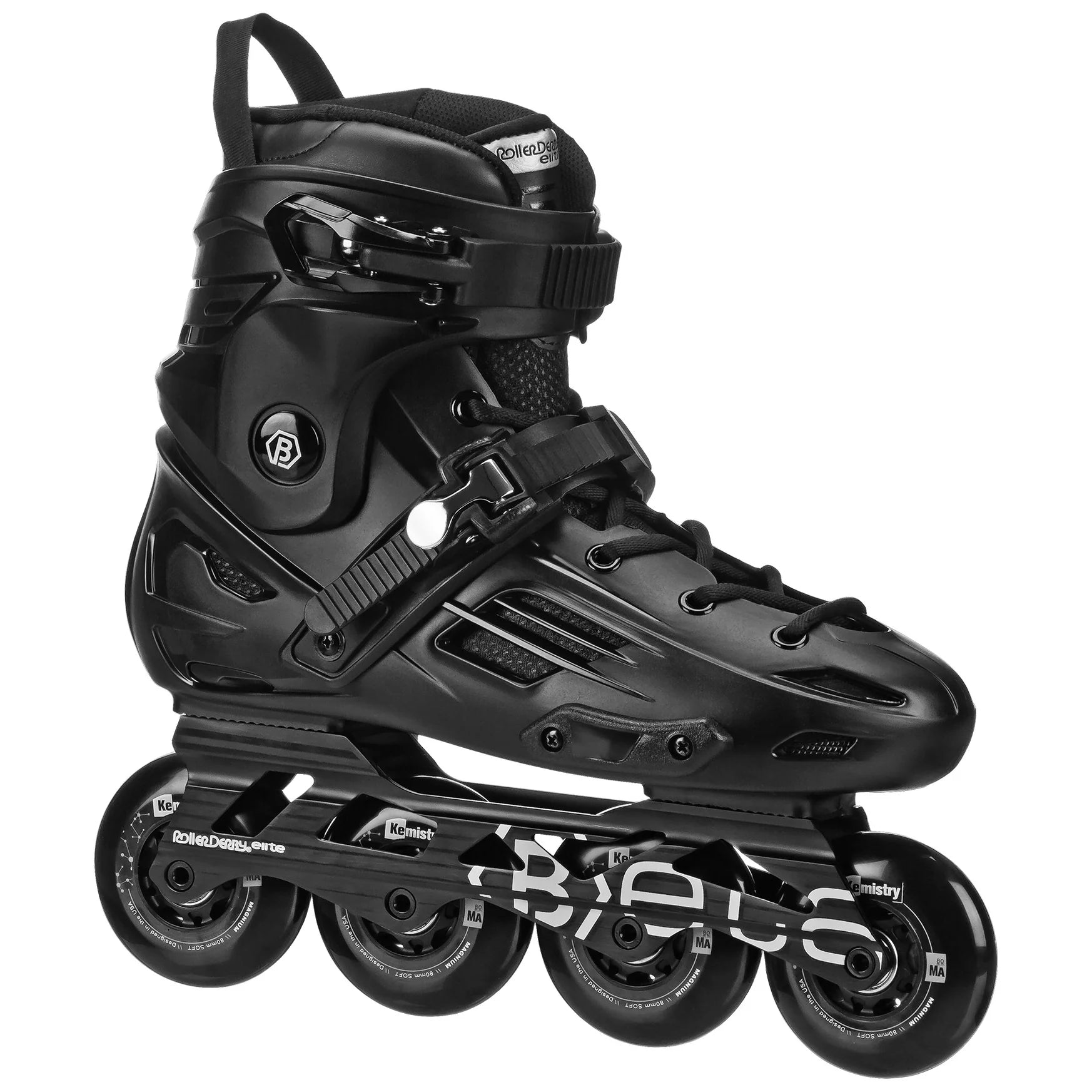 Roller Derby Beta Inline Skates for Men & Women - Adjustable Speed Skates with Comfortable Boot for Outdoor & Indoor Skating - Perfect for Fitness, Rink, Park & Street Rollerblading