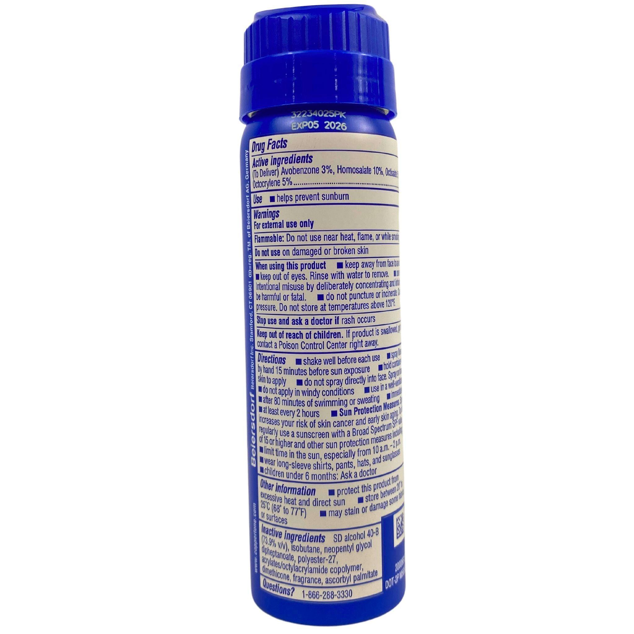 Coppertone SPF 50 Sunscreen Spray for Sports - 4-in-1 Performance Sun Protection, Water Resistant, UVA/UVB Protection (50 Pack Bulk) - Perfect for Outdoor Activities, Beach, Swimming & Sports