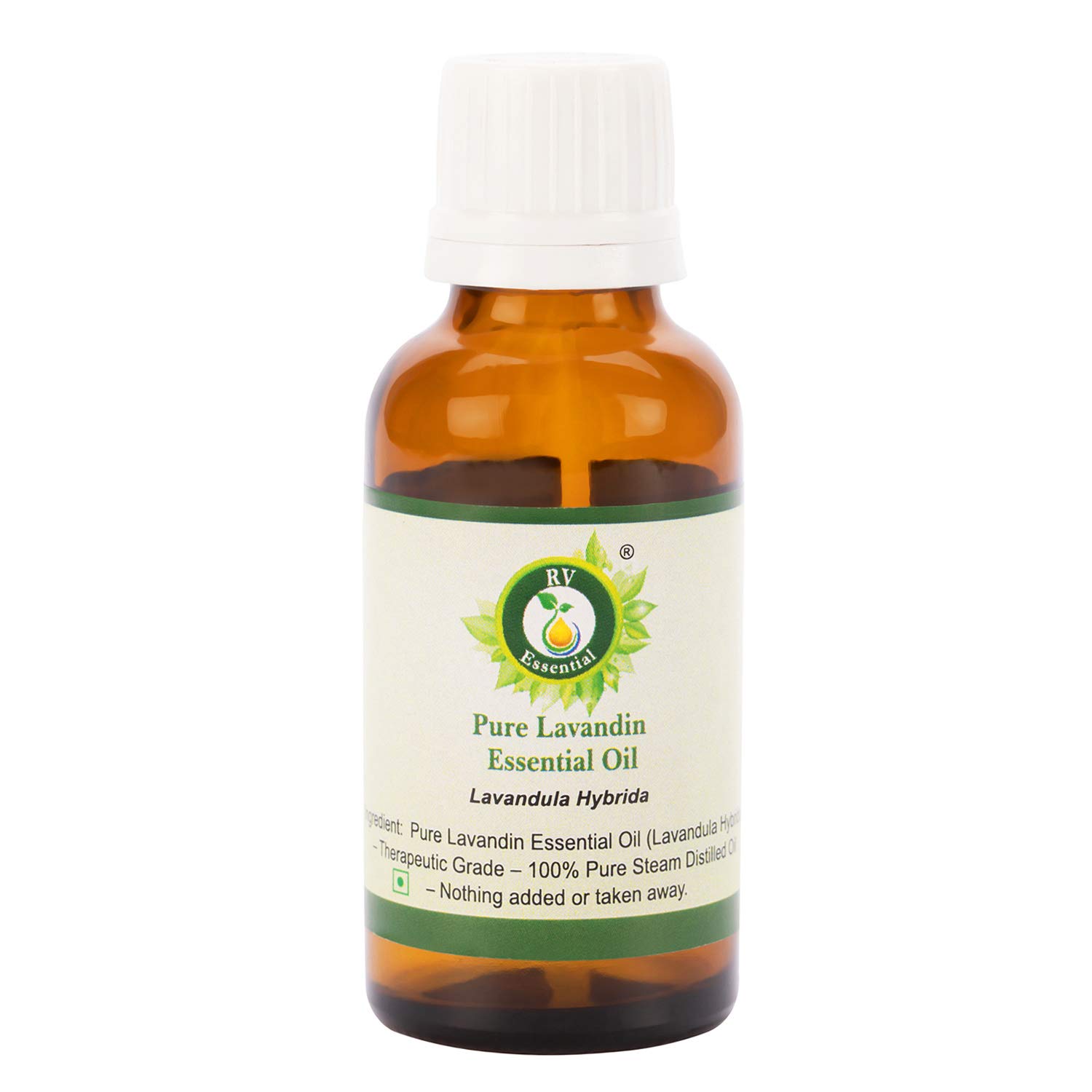 100% Pure Natural Lavandin Essential Oil 15ml - Steam Distilled Lavandula Hybrida for Aromatherapy, Relaxation & DIY Skincare