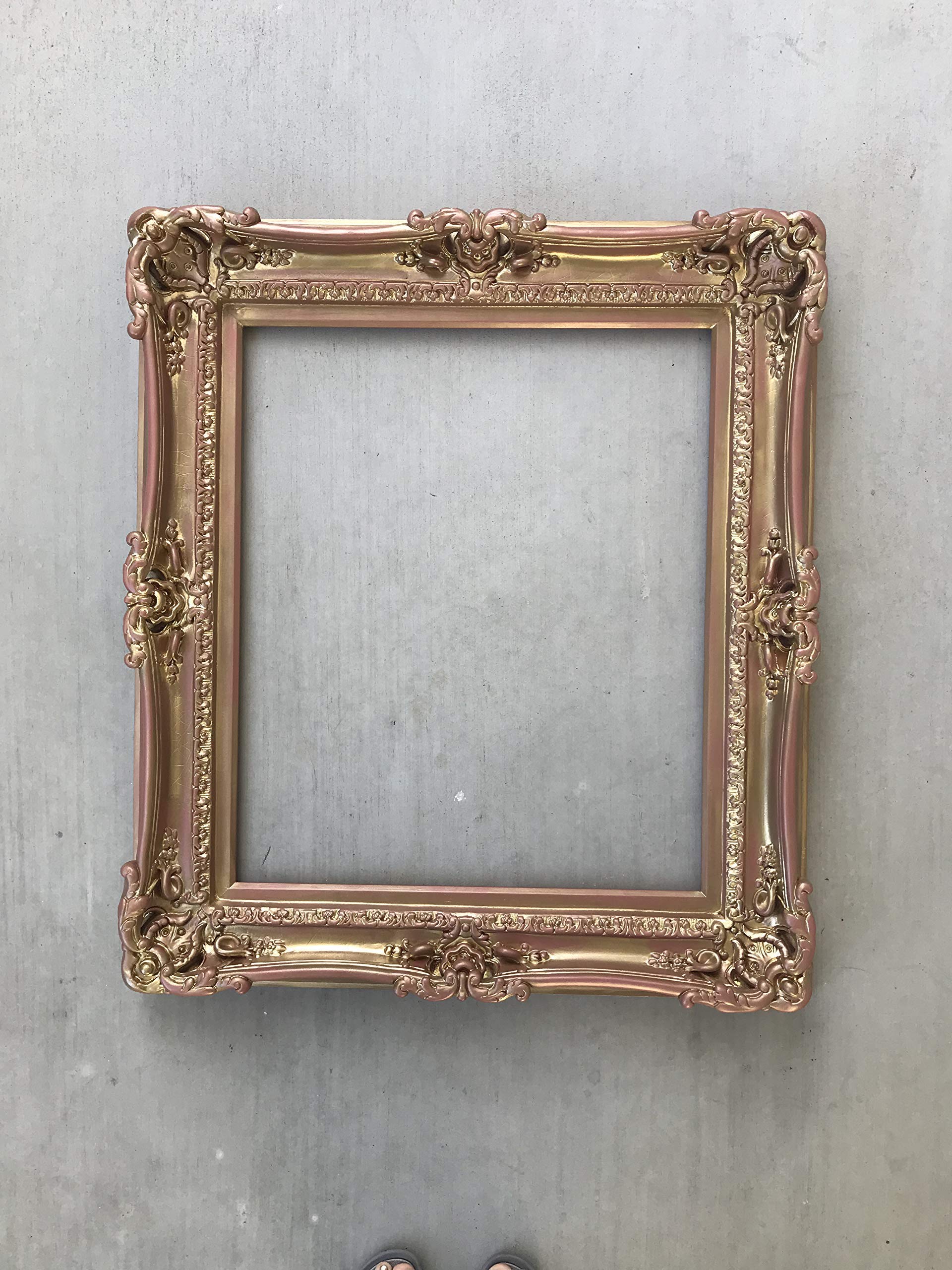 20x24 Rose Gold Baroque Picture Frames - Elegant Ornate Frames for Canvas Paintings, Wall Art, Wedding Photos & Home Decor - Perfect for Living Room, Bedroom & Gallery Displays