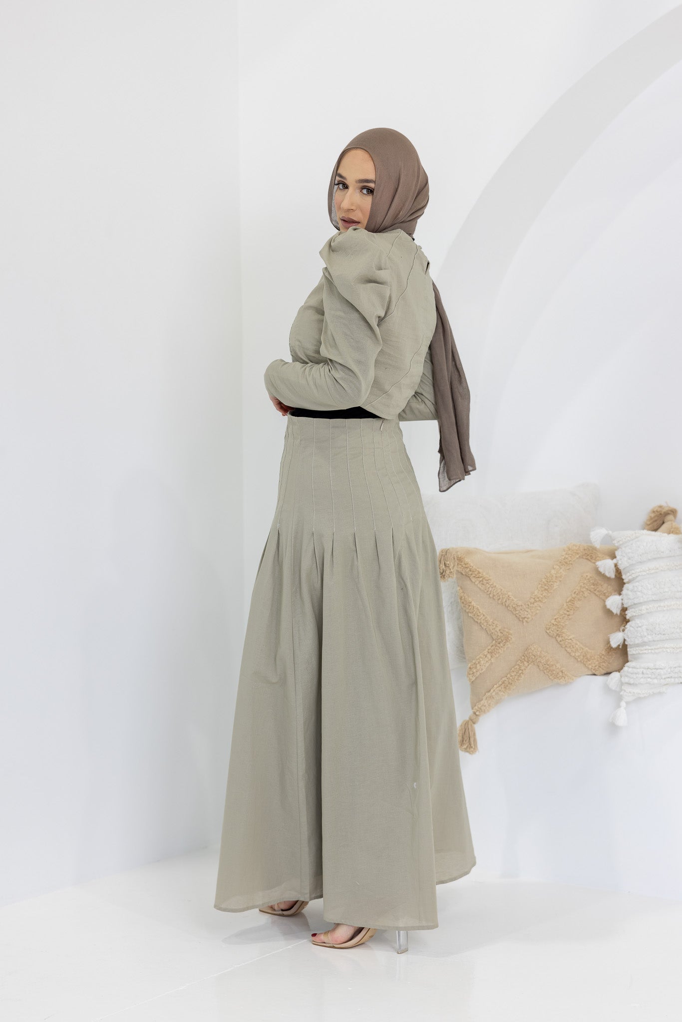 Stylish Crescent Bristol Skirt and Top Set for Women - Trendy Matching Outfit for Casual Wear, Office, and Special Occasions