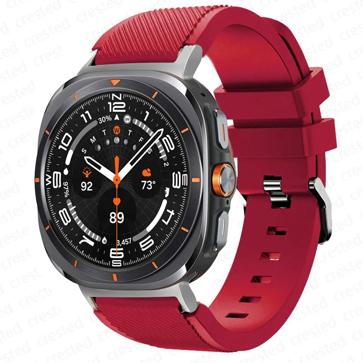 Rugged Band for Samsung Galaxy Watch Ultra - Durable Military-Grade Strap for Outdoor Sports & Fitness Tracking