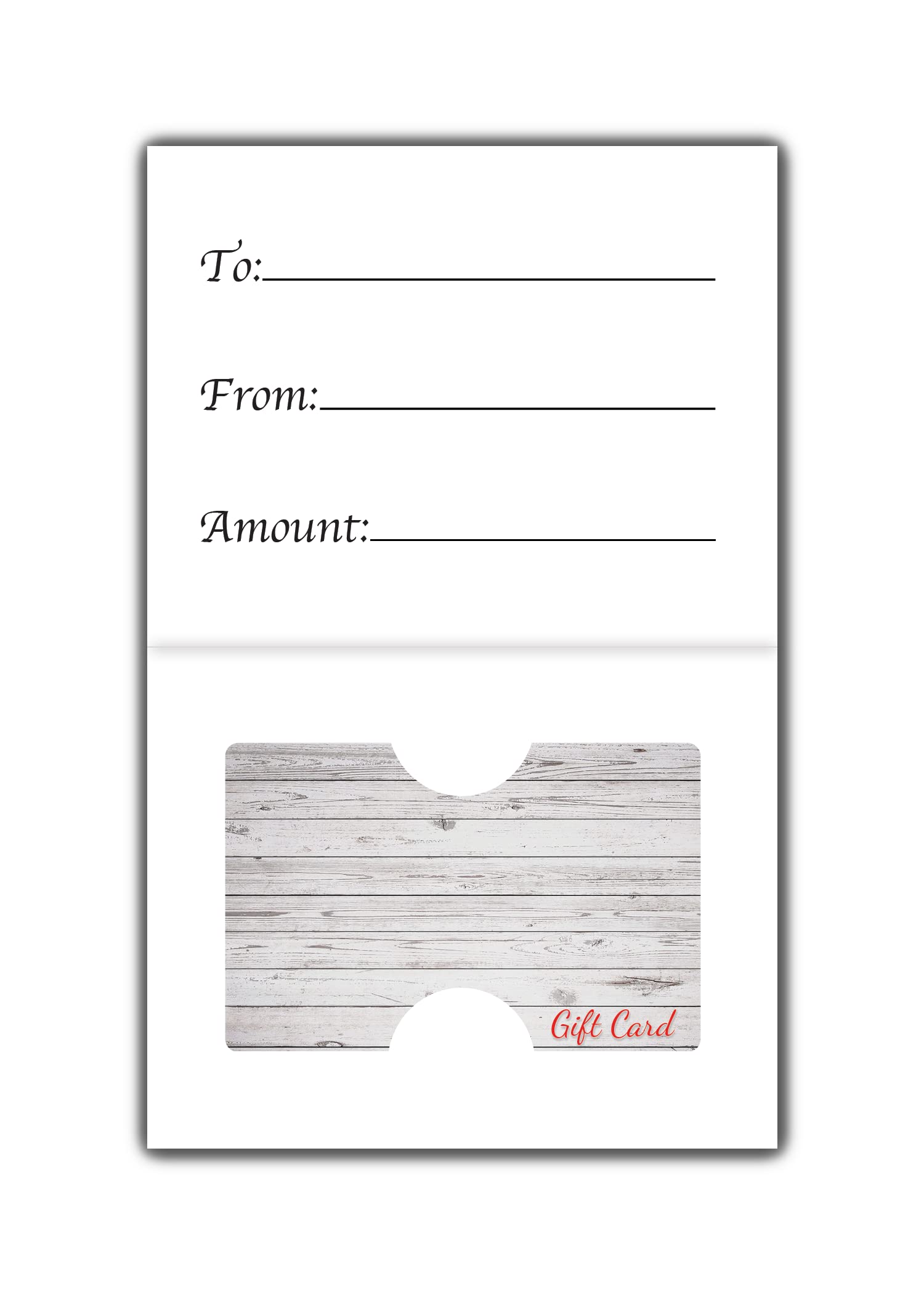 500 Pack Simple Black Gift Card Presenter - Elegant & Bulk Gift Card Holders for Holidays, Birthdays, Corporate Gifting & Retail Packaging