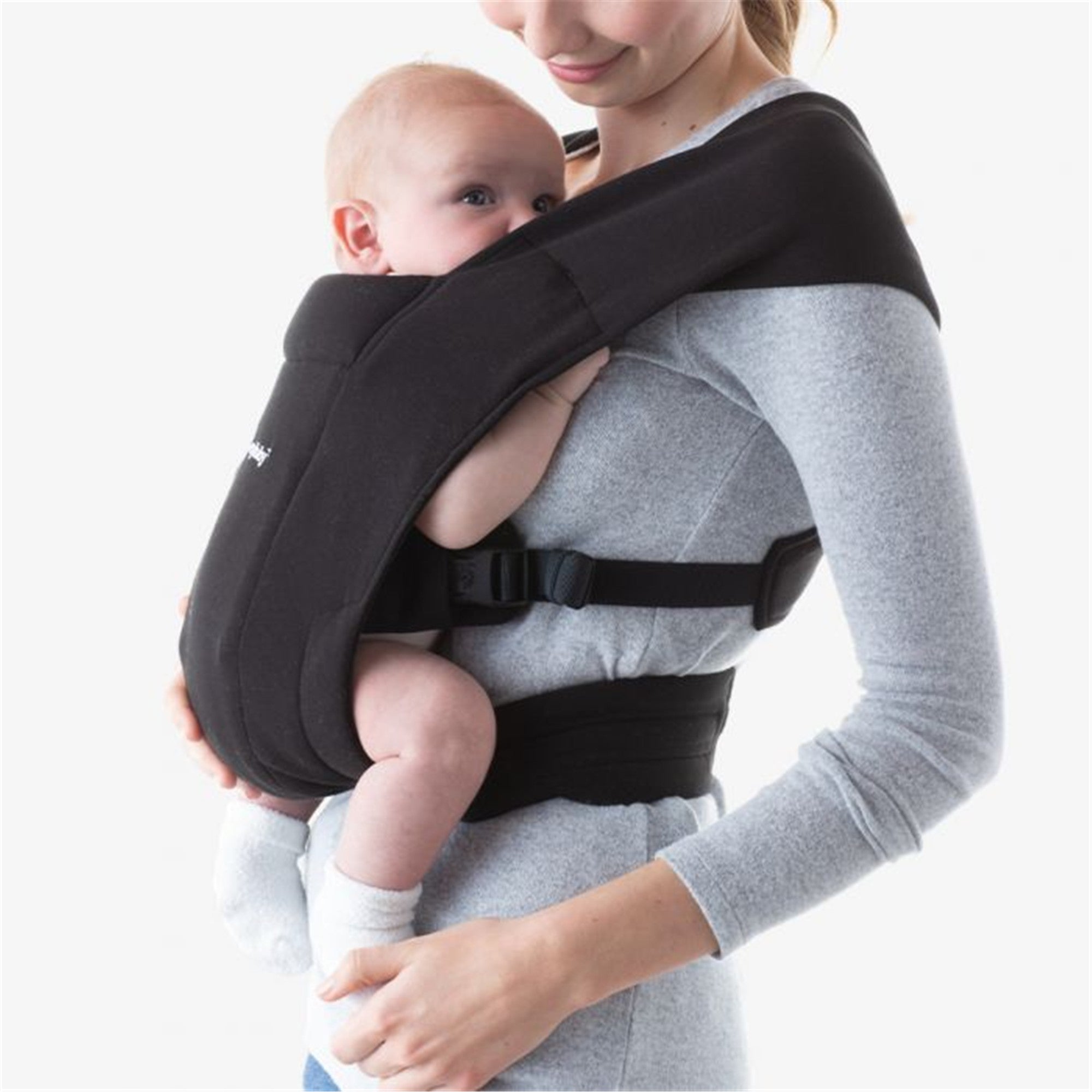 Ergobaby Embrace Baby Carrier - Pure Black - Soft & Comfortable Infant Carrier for Newborns to Toddlers - Perfect for Hands-Free Parenting, Travel & Outdoor Adventures
