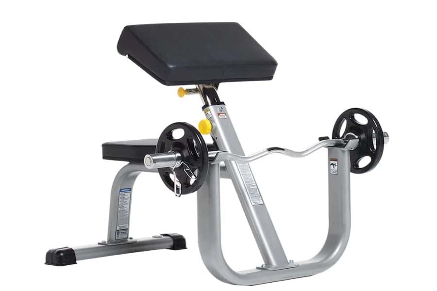 TuffStuff Evolution Seated Arm Curl Bench (CAC 365) - Heavy Duty Home Gym Equipment for Bicep & Tricep Workouts - Perfect for Strength Training & Bodybuilding at Home