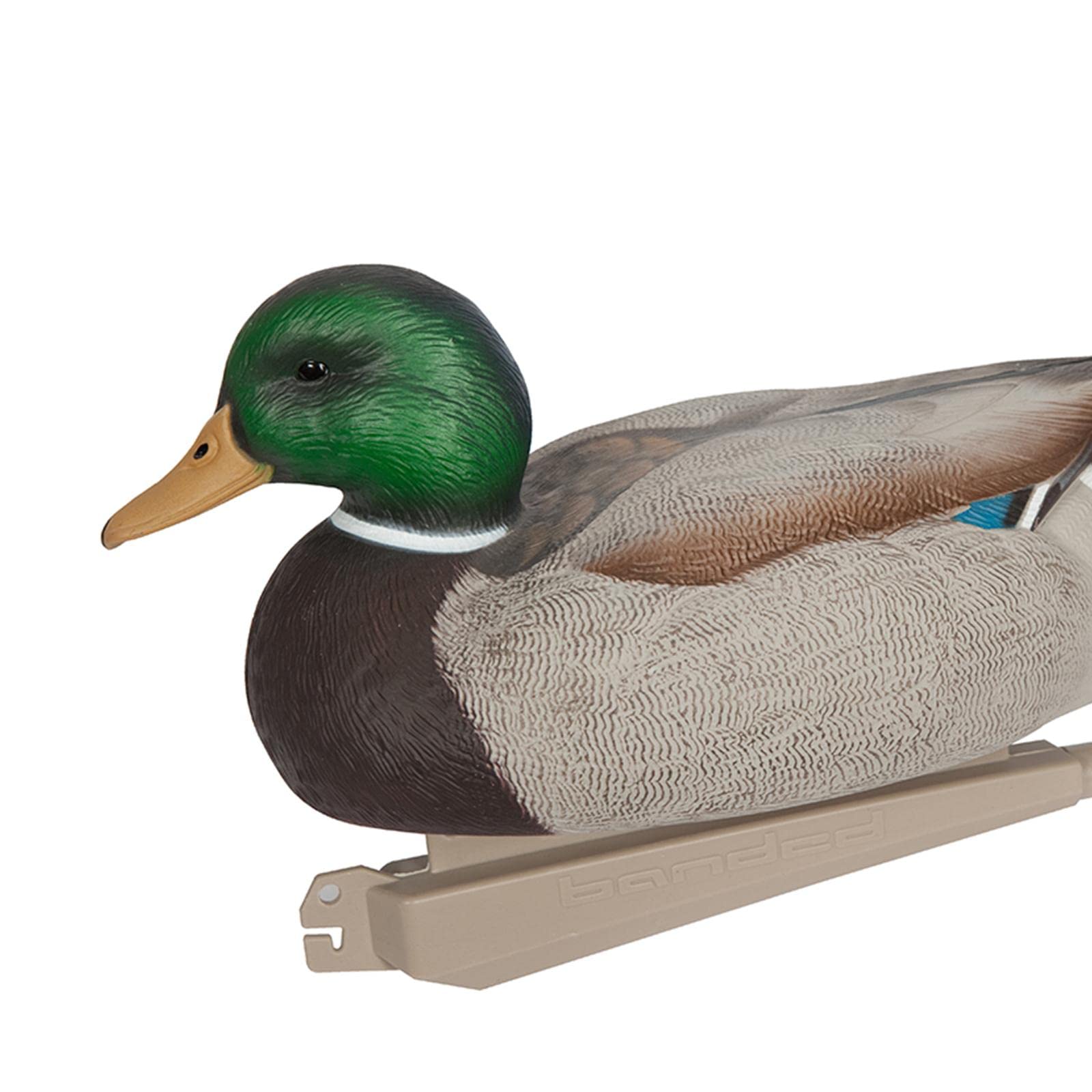 Texas Style Floating Plastic Mallard Duck Decoy - Realistic Drake Hunting & Fishing Lure for Waterfowl Hunting, Pond Decoration, and Outdoor Sports