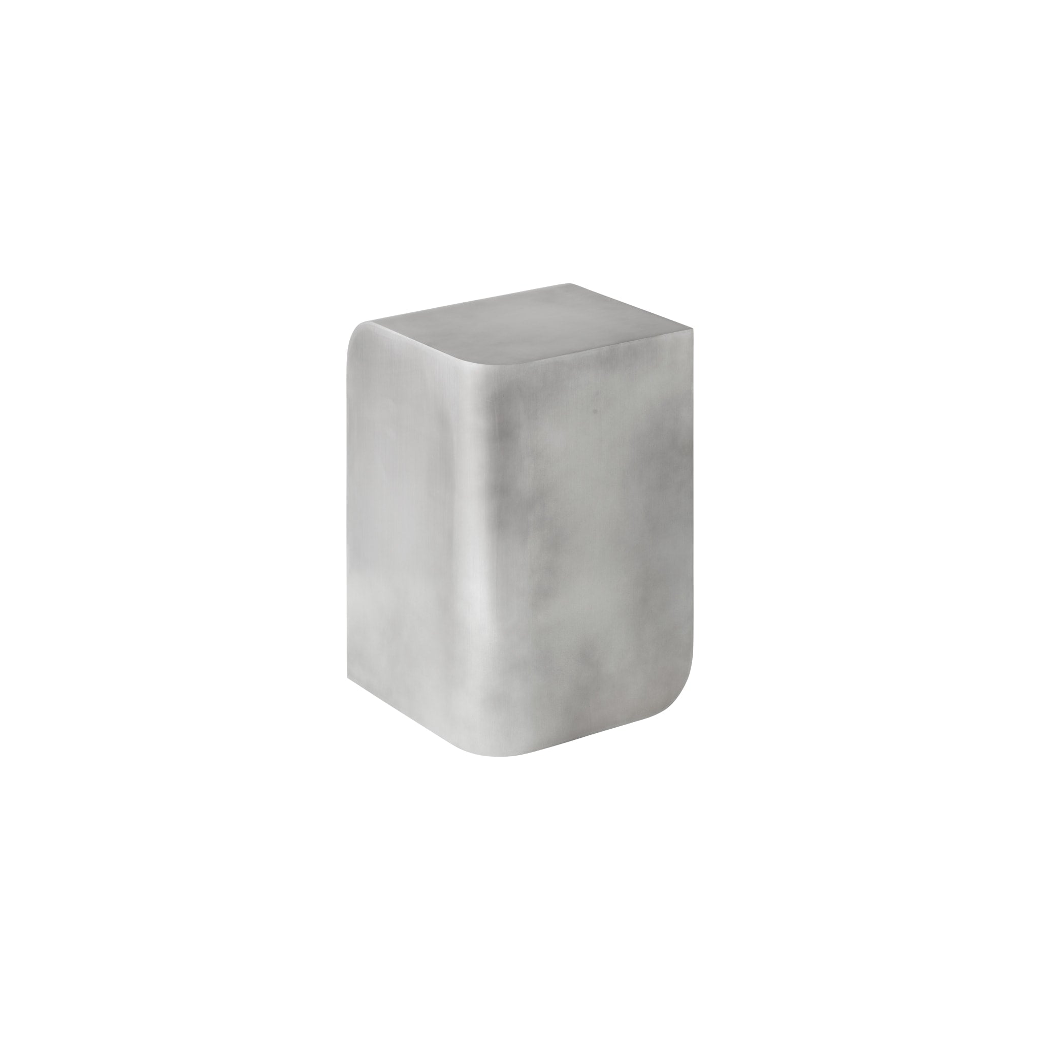 AUDO CPH Volume Side Table - Modern Aluminum End Table for Living Room, Bedroom, or Office - Compact & Stylish Accent Table for Small Spaces