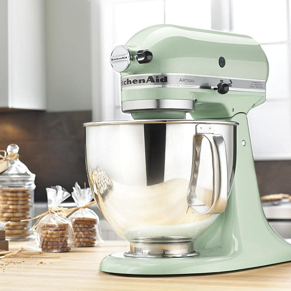 KitchenAid Artisan Stand Mixer 5-Qt. Tilt-Head - Pistachio (KSM150PSPT) for Baking, Mixing Dough & Whipping Cream - Perfect for Home Bakers & Professional Chefs