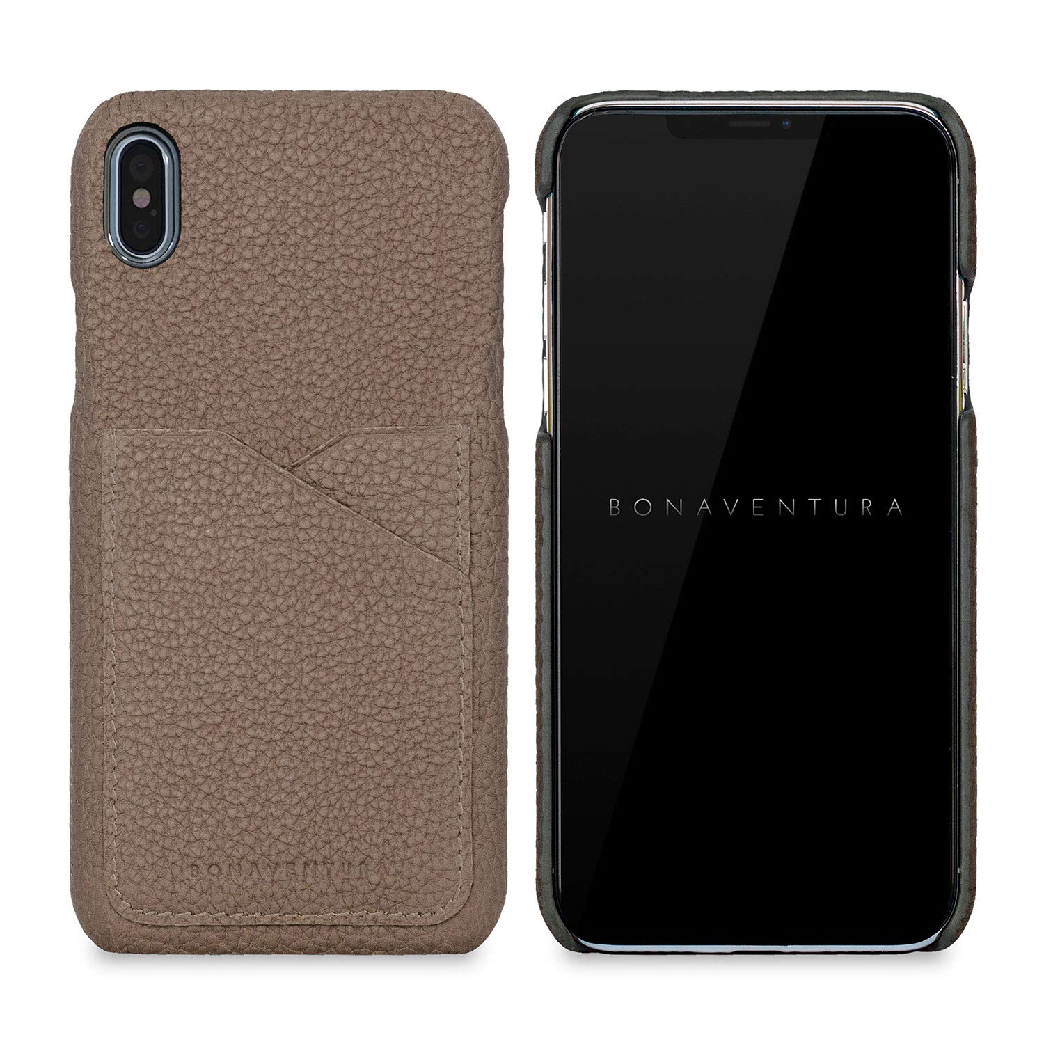 Premium BONAVENTURA Shockproof Back Cover Case for iPhone Xs Max (6.5 Inch) - Slim Protective Phone Case in Elegant Etoupe Color | Perfect for Everyday Use, Travel & Outdoor Activities