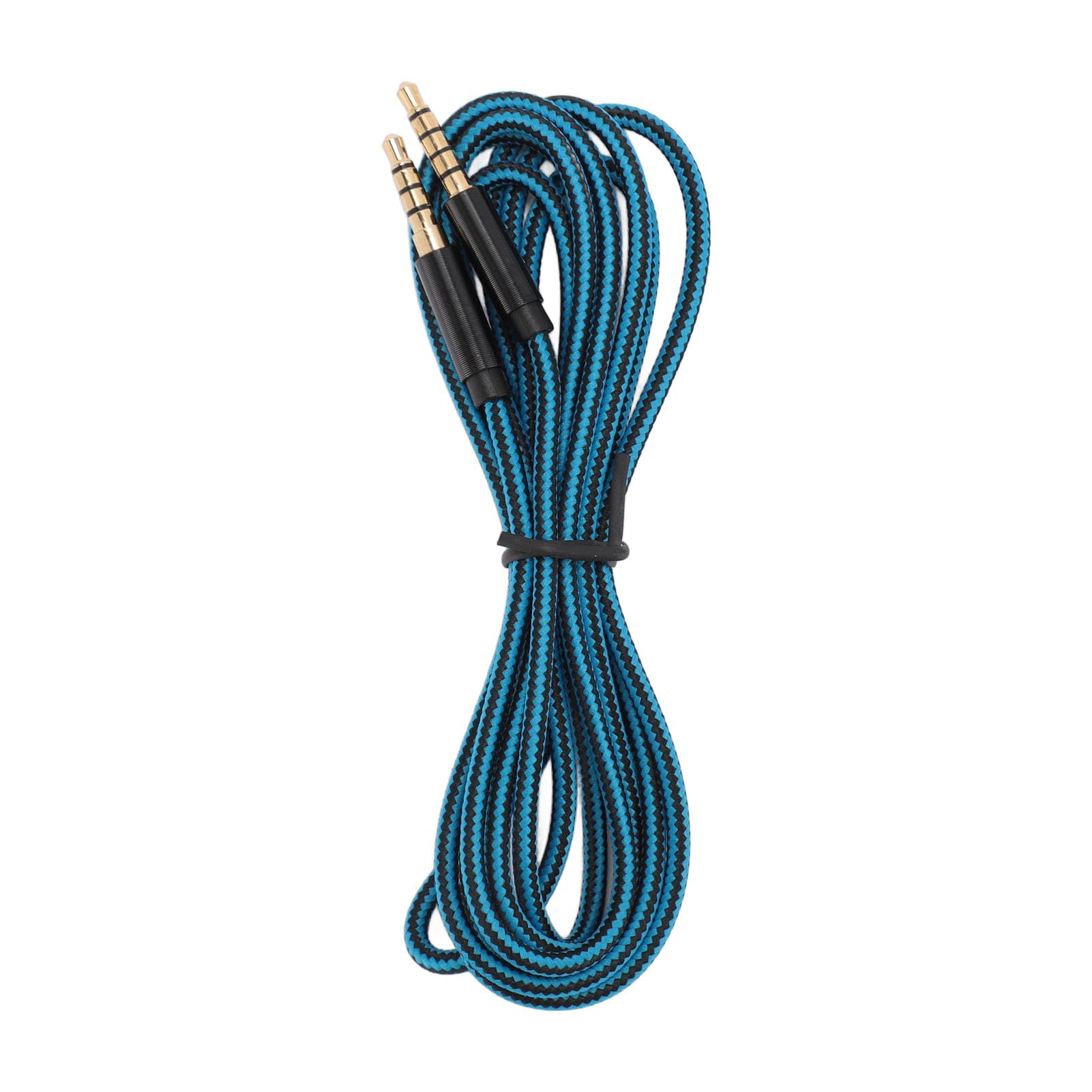 Premium 3.5mm 5-Pole to 4-Pole Audio Cable for Logitech A10 A30 Gaming Headset - Gold Plated Connectors, 2m/6.6ft Length - Perfect for PC, PS4, Xbox Gaming & Home Theater Systems