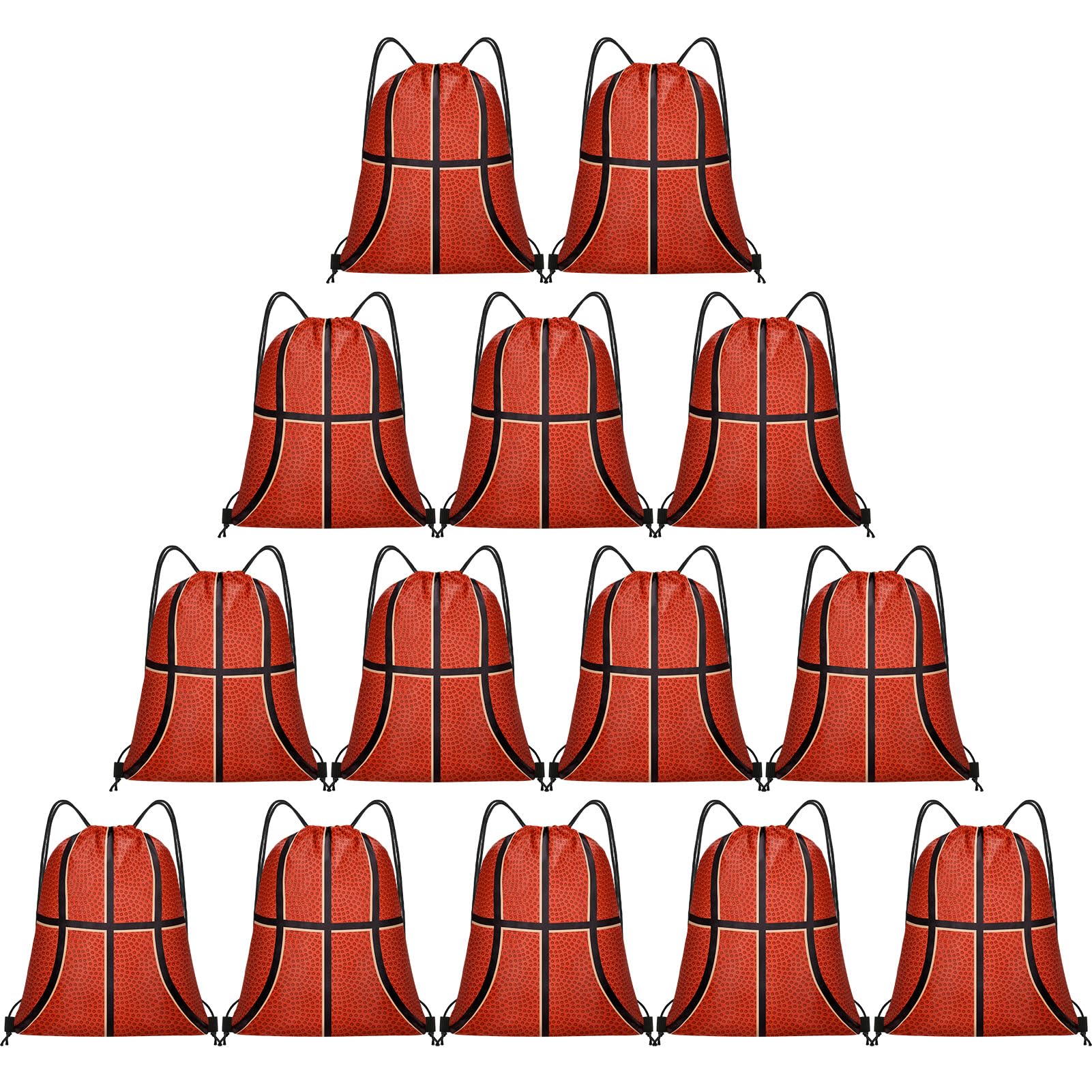 14 Pcs Sports Drawstring Bags for Baseball Basketball Football - Team Favor & Candy Bags