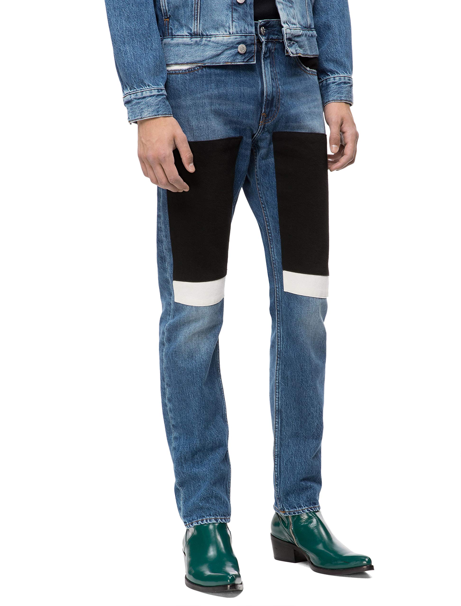 Calvin Klein Men's Slim Fit Stretch Denim Jeans - Comfortable & Stylish for Casual Wear, Office & Night Out
