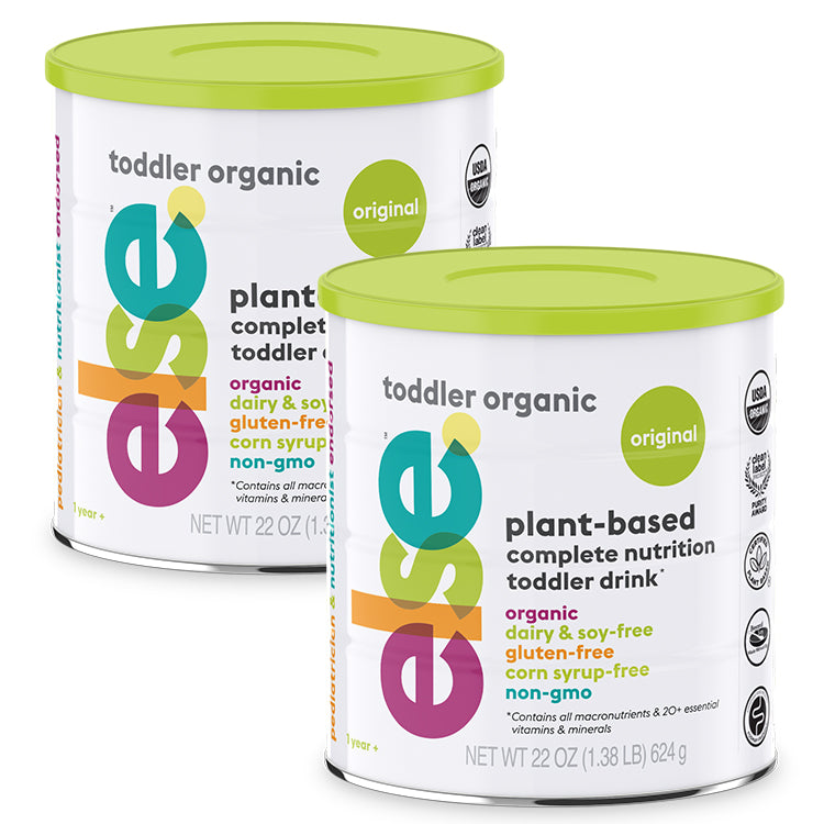 Organic Plant-Based Toddler Formula with Protein, Vitamins & Minerals - Clean Label Baby Nutrition for Growing Kids - Perfect for Healthy Snacks, Daycare & On-the-Go Feeding
