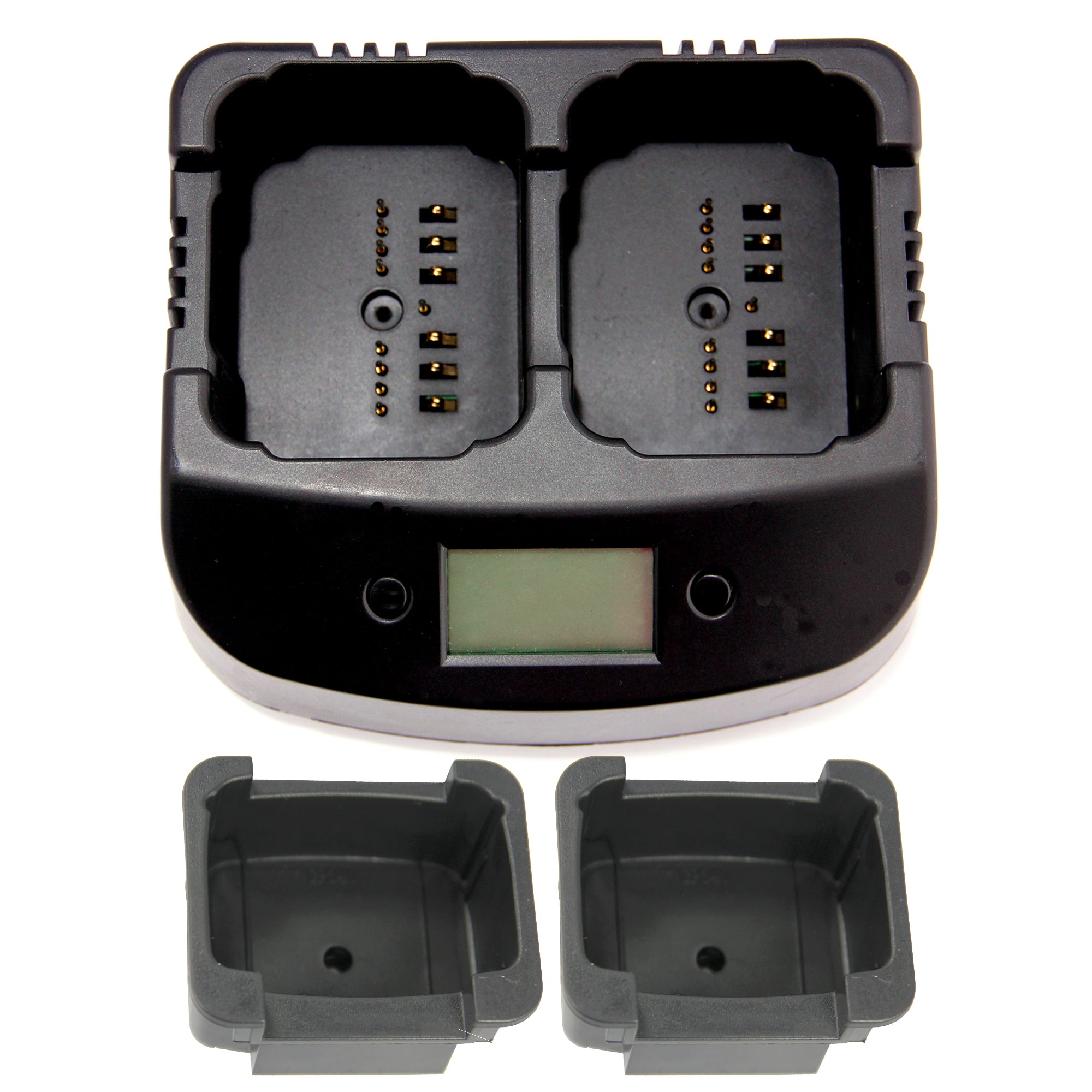 Dual Battery Charger for MOTOROLA Two Way Radios - Fast Charging Station for CP200, XPR Series - Perfect for Business, Security & Outdoor Communication