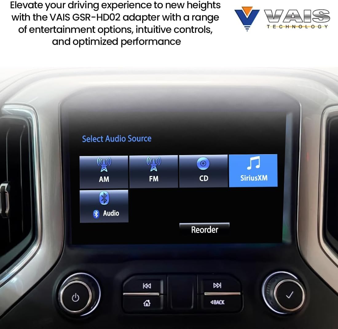 VAIS Technology GSR-HD03 SiriusXM Satellite Radio Adapter for Honda Factory Radios | Plug & Play Car Audio Upgrade | Enjoy Satellite Radio in Your Honda Civic, Accord, CR-V & More