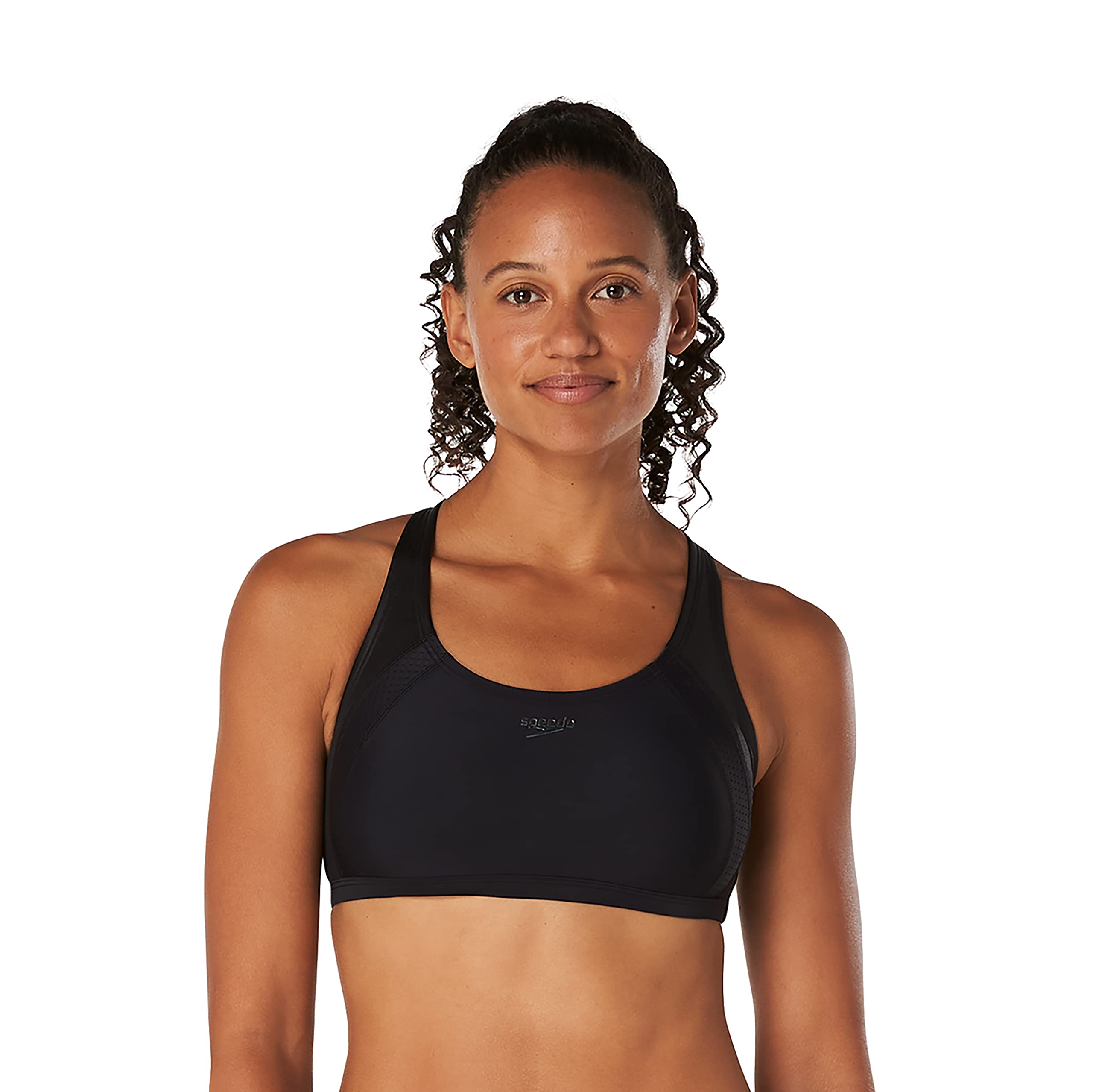 Speedo Women's Quantum Bikini Top - High-Performance Swimwear for Lap Swimming, Training & Beach Activities