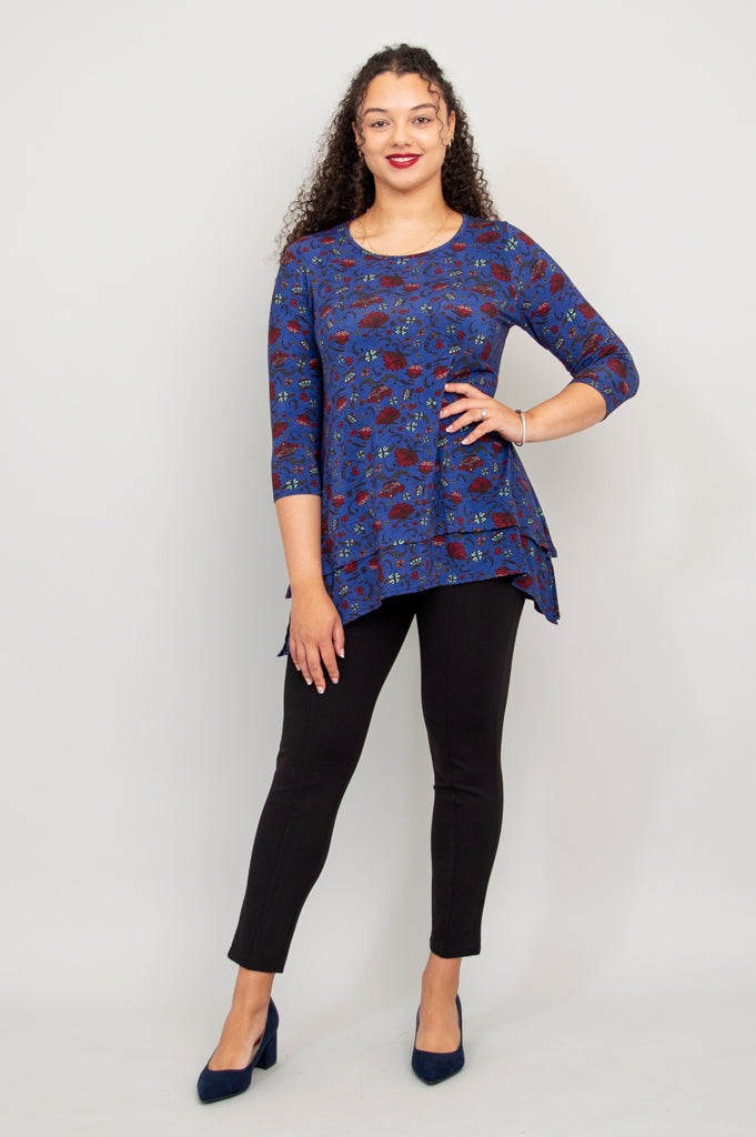 Kindness Tunic Top - Soft Bamboo Fabric Folkloric Blouse for Women | Perfect for Boho Style, Summer Outfits & Casual Wear