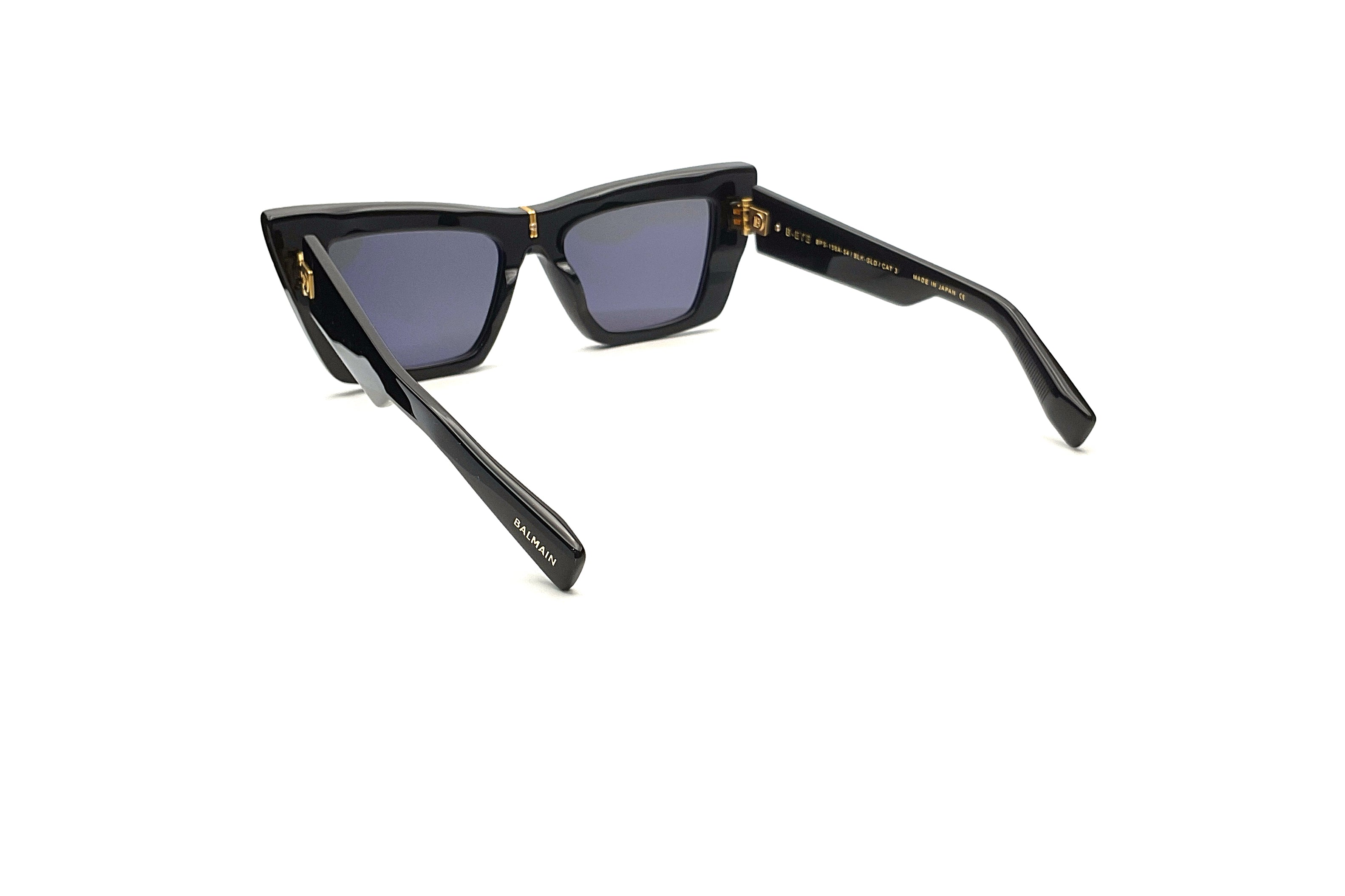 Balmain B Eye Sunglasses - Black Aviator Style for Men & Women - Perfect for Outdoor Activities, Travel, and Fashion