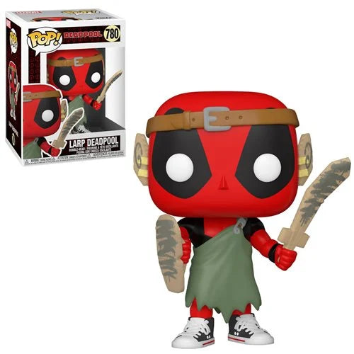 Deadpool 30th Anniversary Nerd Deadpool Pop! Vinyl Figure - Exclusive Collectible for Marvel Fans, Home Decor & Gift Idea
