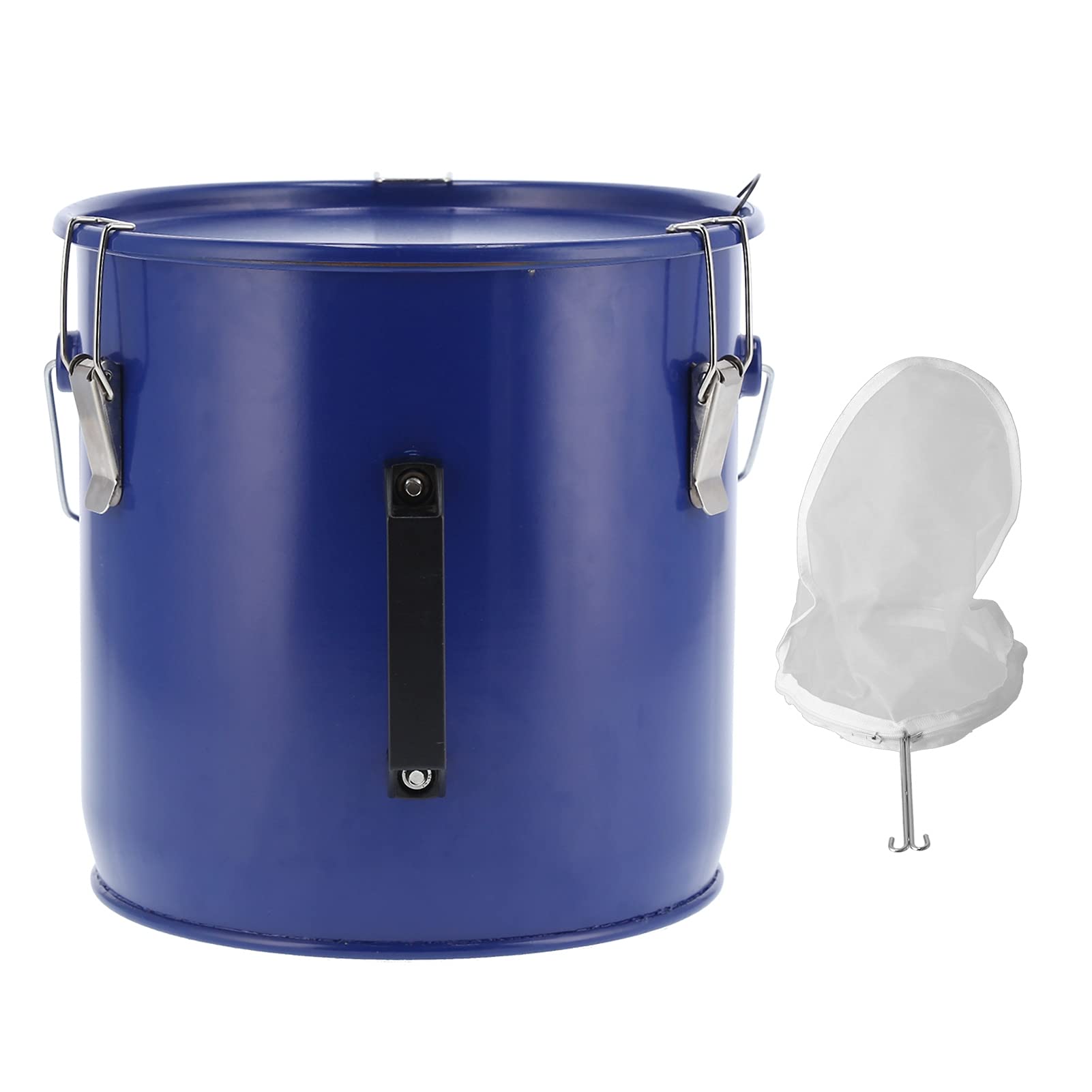 6 Gallon Oil Disposal Caddy - Heavy Duty Grease Bucket with Locking Lid & Filter Bag - Safe Cooking Oil Storage Container for Transporting, Filtering & Recycling Used Frying Oil - Ideal for Restaurants, Food Trucks & Home Kitchens