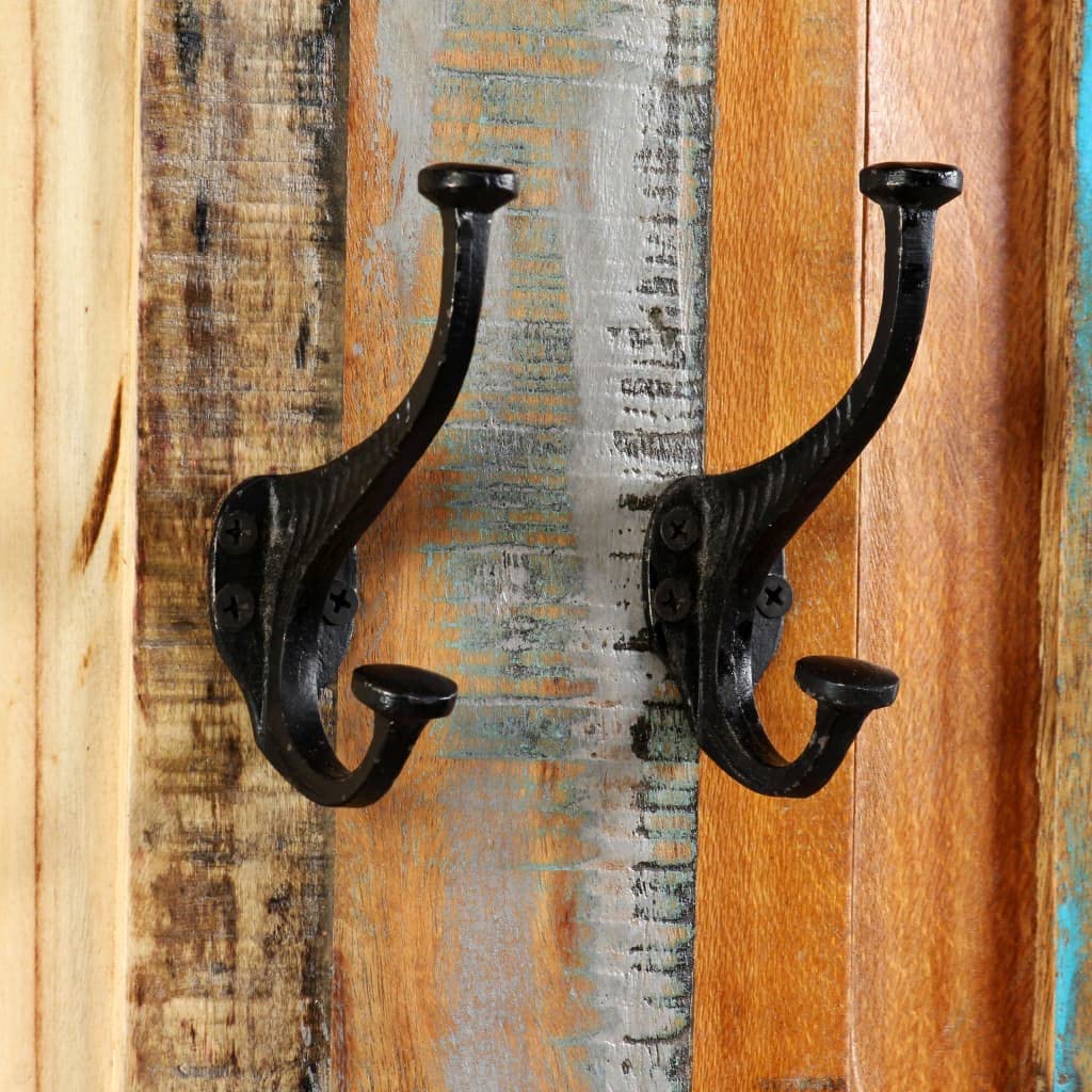 CHARMMA 2-Pack Solid Reclaimed Wood Coat Racks - 15