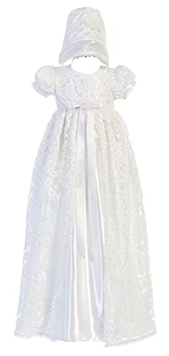 Baptism Dresses for Baby Girls - Elegant Long Lace Christening Gowns | Perfect for Church Ceremonies, Christenings & Special Occasions
