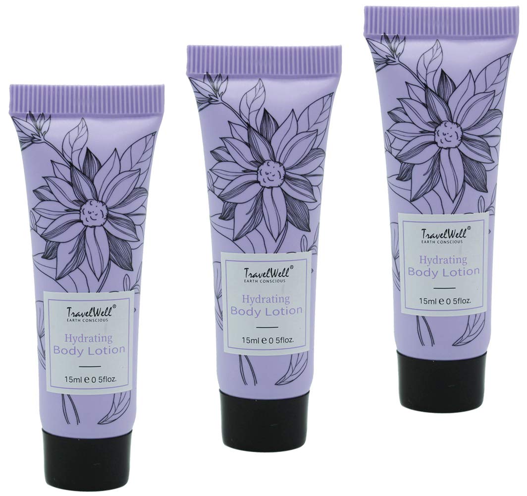 Bulk Hotel Travel Size Lotion - 0.5 Fl Oz/15ml Flower Series (200 Individually Wrapped Tubes) | Mini Toiletries for Hotels, Travel & Hospitality | Perfect for Guest Amenities, Airplane Carry-Ons & Gift Baskets