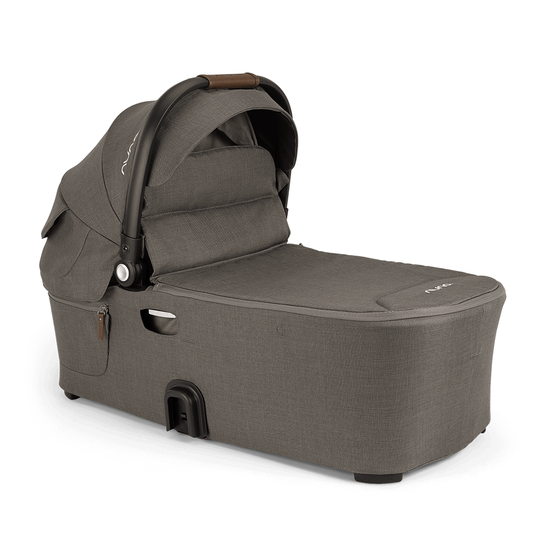 Nuna DEMI Next Bassinet with Stand - Granite Gray | Premium Baby Bassinet for Newborns | Perfect for Nursery, Bedroom & Travel