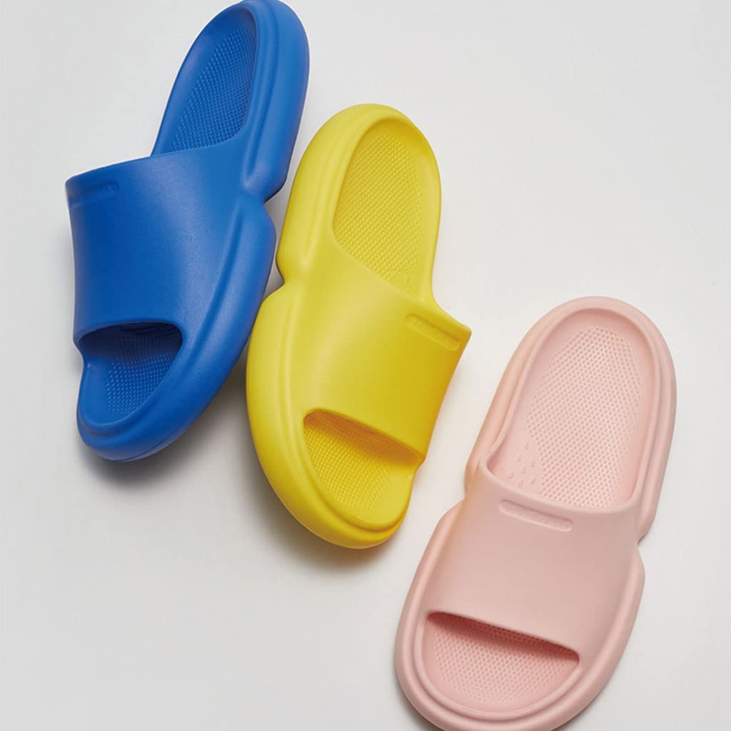 **Men's & Women's Non-Slip Indoor Slippers - Breathable Cloud Slides for Summer, Shower, Bathroom, Home - Lightweight Rubber Sole House Shoes for Comfort & Relaxation**