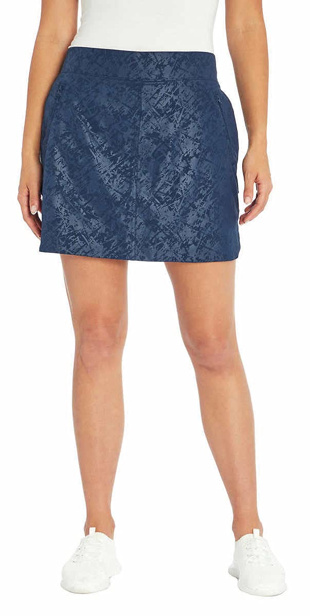 Orvis Women's Embossed Pull-On Travel Skort - Comfortable Stretch Skirt with Shorts for Hiking, Golf & Casual Wear