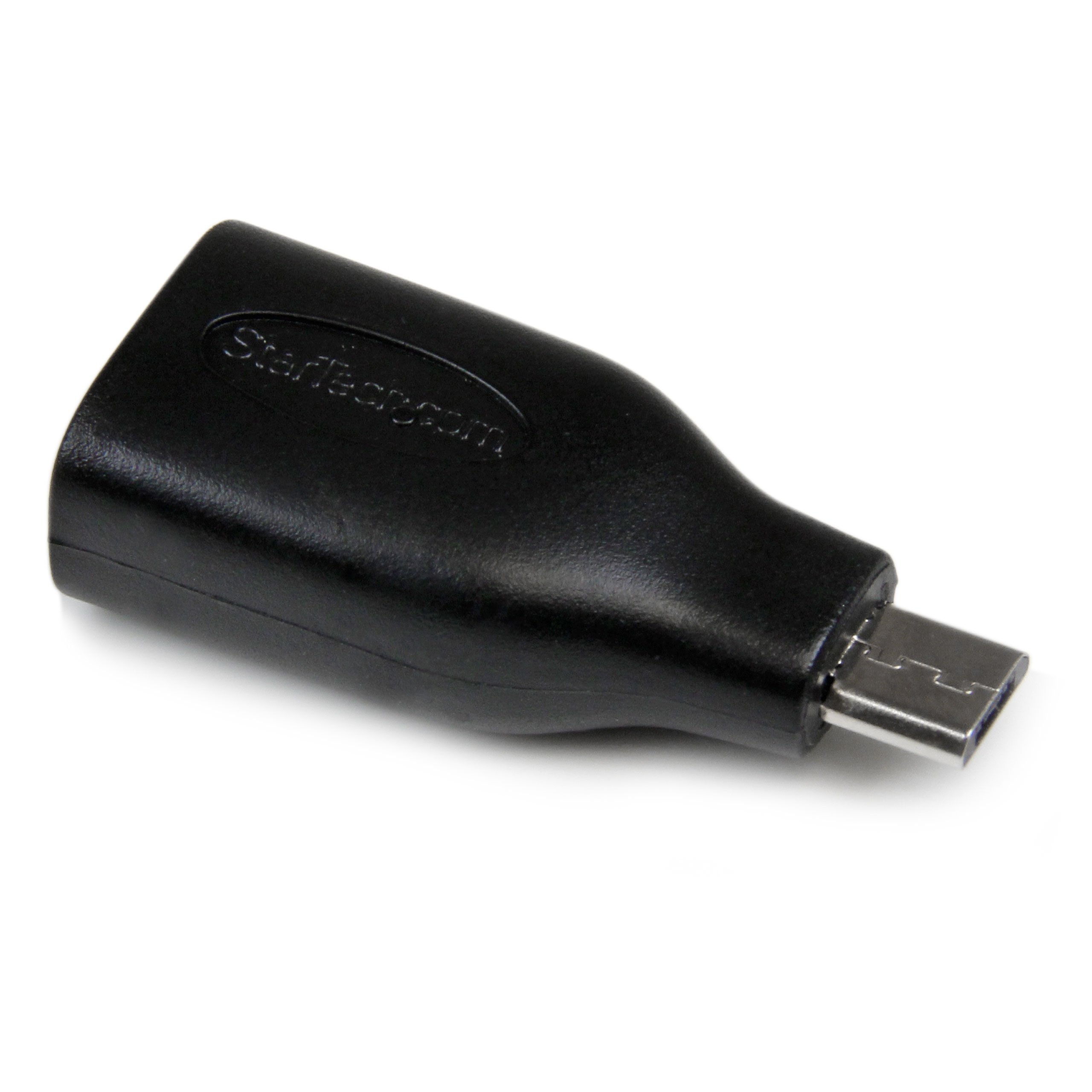 StarTech.com Micro USB OTG to USB Adapter - USB On The Go Converter for Smartphones & Tablets - Connect USB Flash Drives, Keyboards & More to Android Devices - Black (UUSBOTGADAP) - Perfect for File Transfer, Gaming & Mobile Work