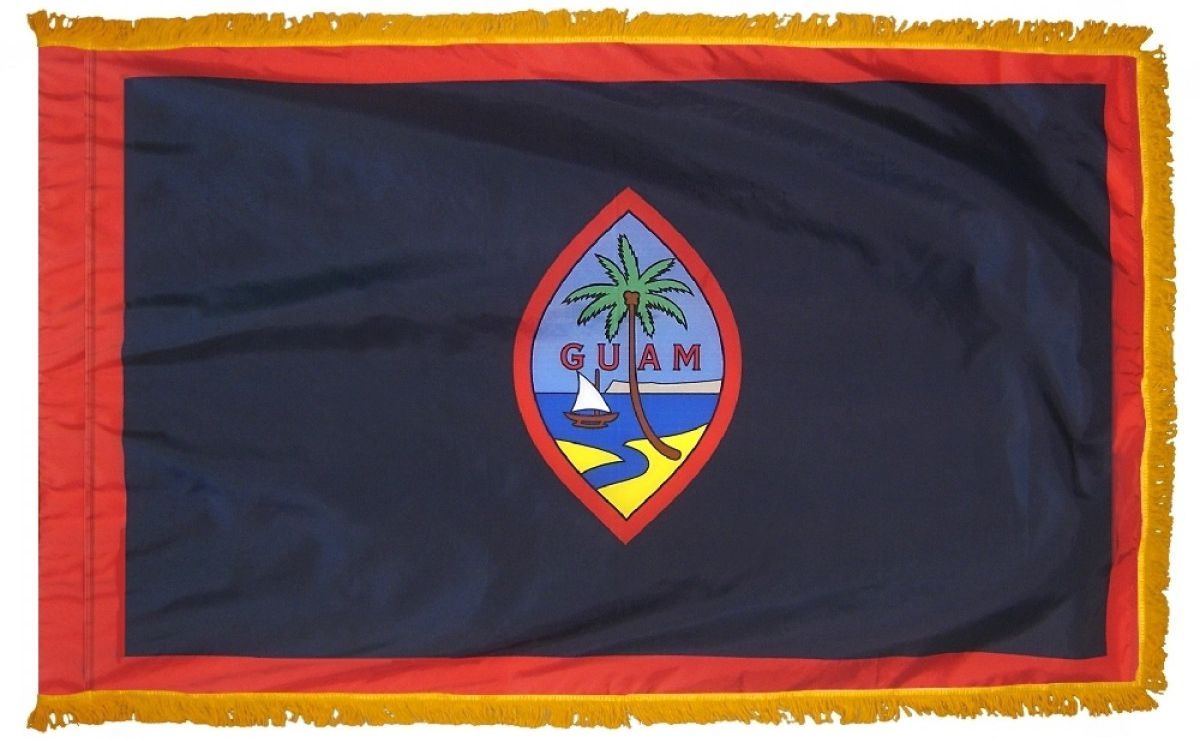 Guam Flag 4x6 Feet - Premium Indoor Nylon Flag with Vibrant Colors - Perfect for Home Decor, Office Display & Patriotic Events