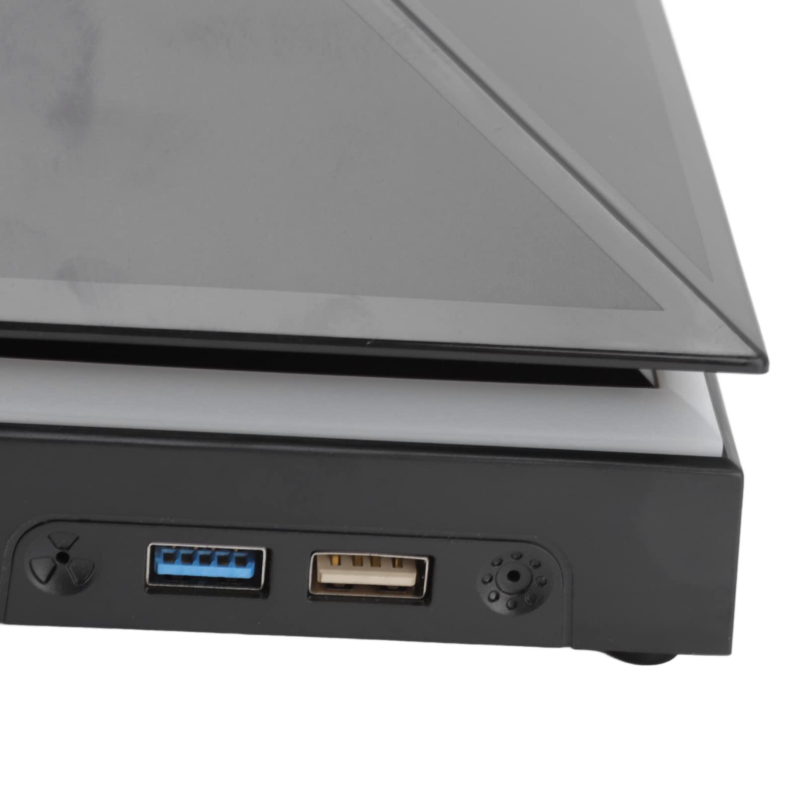 XBOX Cooling Fan with 3 Speed Settings, Built-in 7-Color LED Light Bar, Touch Switch, Dust-Proof Design & 3 USB Ports - Efficient Heat Dissipation for Gaming Consoles - Perfect for Long Gaming Sessions & Hot Weather Use