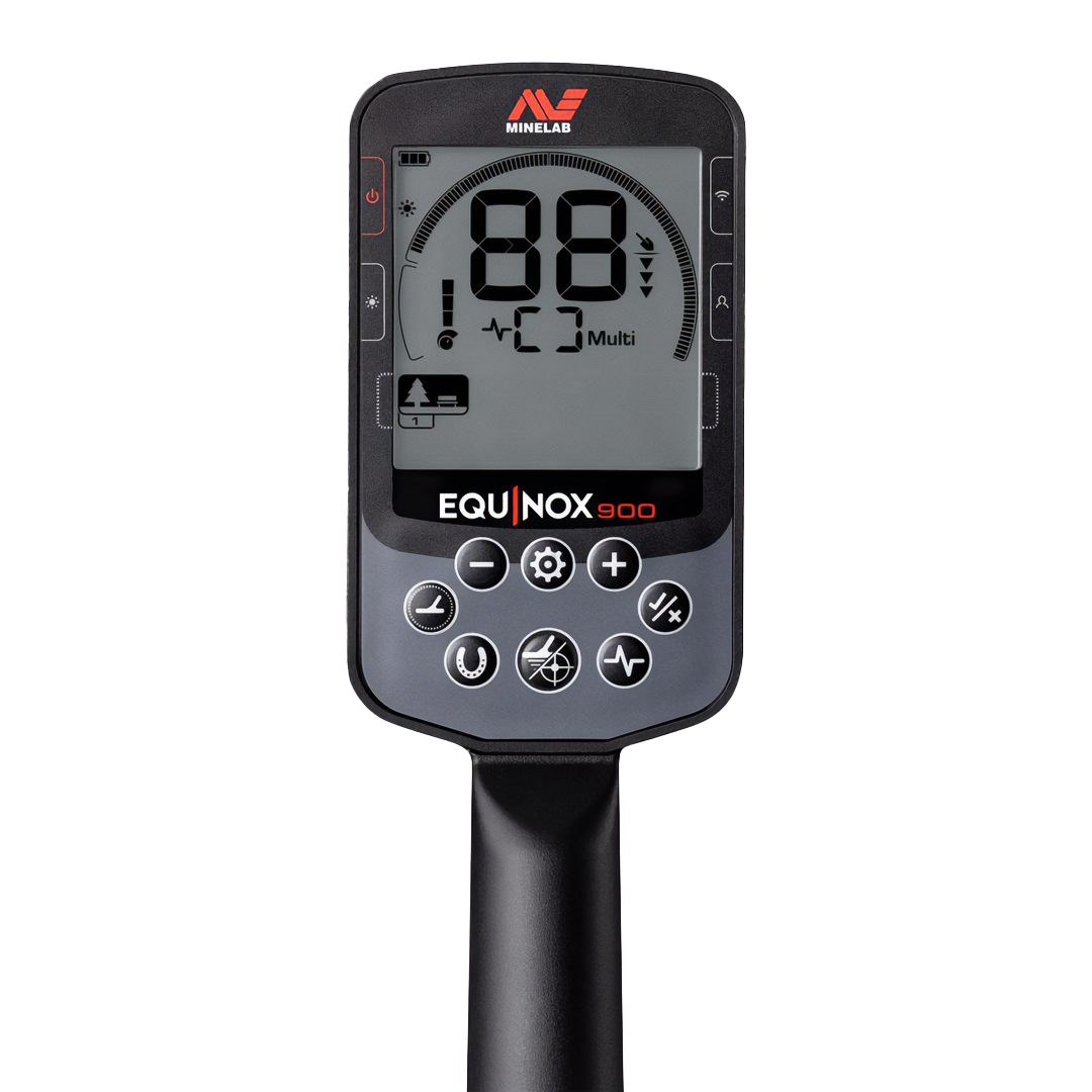 Minelab EQUINOX 900 Professional Waterproof Metal Detector with Multi-IQ Technology for Gold, Coin & Relic Hunting - Perfect for Beach, Park & Outdoor Treasure Hunting Adventures
