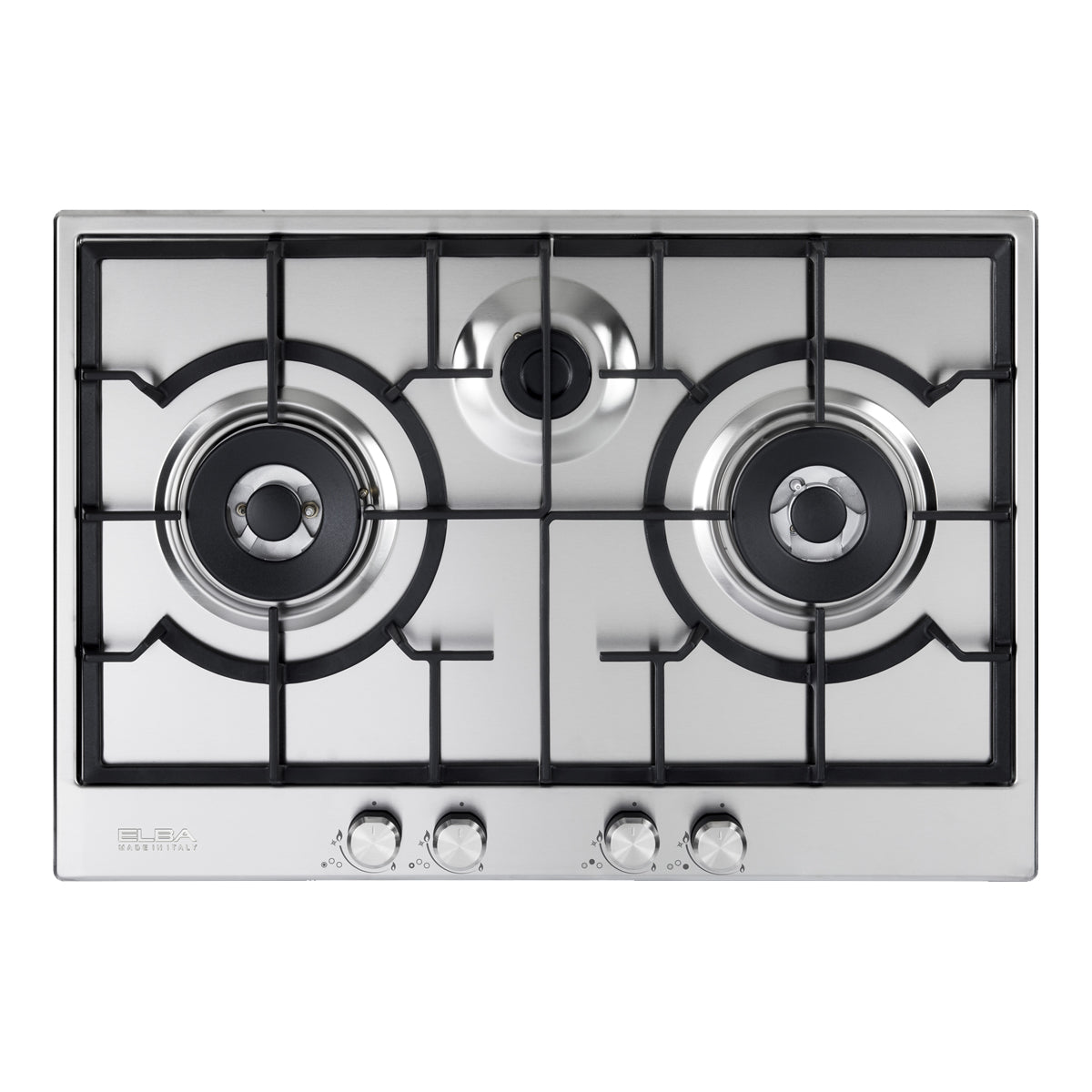 ELIO75 300D1 70CM 3 Burner Gas Stove - High Efficiency Stainless Steel Gas Hob for Home Kitchen, Outdoor Camping & RV Cooking