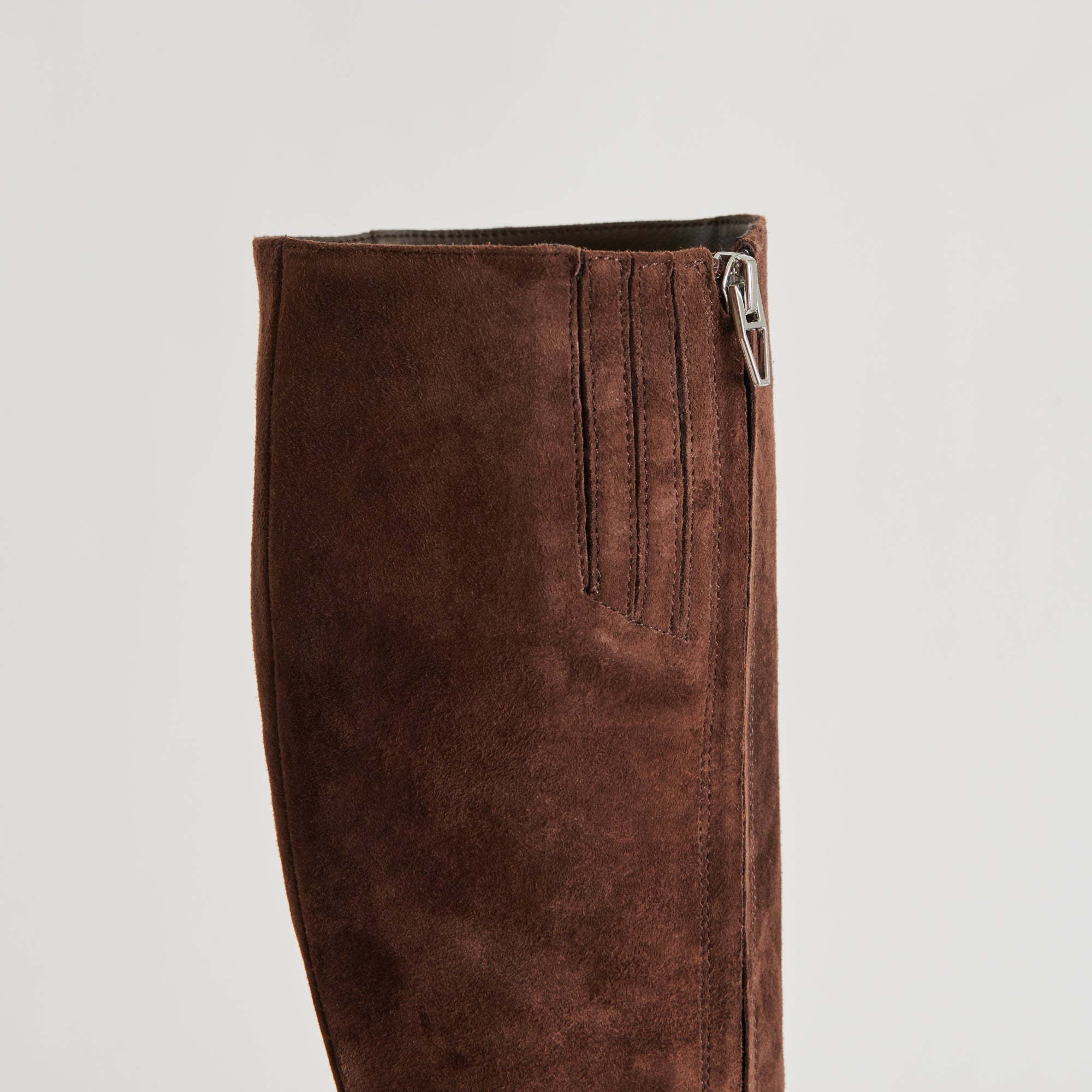 AUGGIE Wide Calf Boots for Women - DK Brown Suede - Comfortable & Stylish Winter Boots for Cold Weather & Outdoor Activities