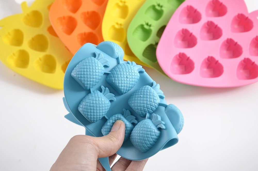 Premium Silicone Chocolate Mold Tray - 2 Pack Pineapple Ice Cube Molds for DIY Frozen Treats, Pudding & Jelly Candy | Perfect for Birthday Parties, Baby Showers & Holiday Desserts