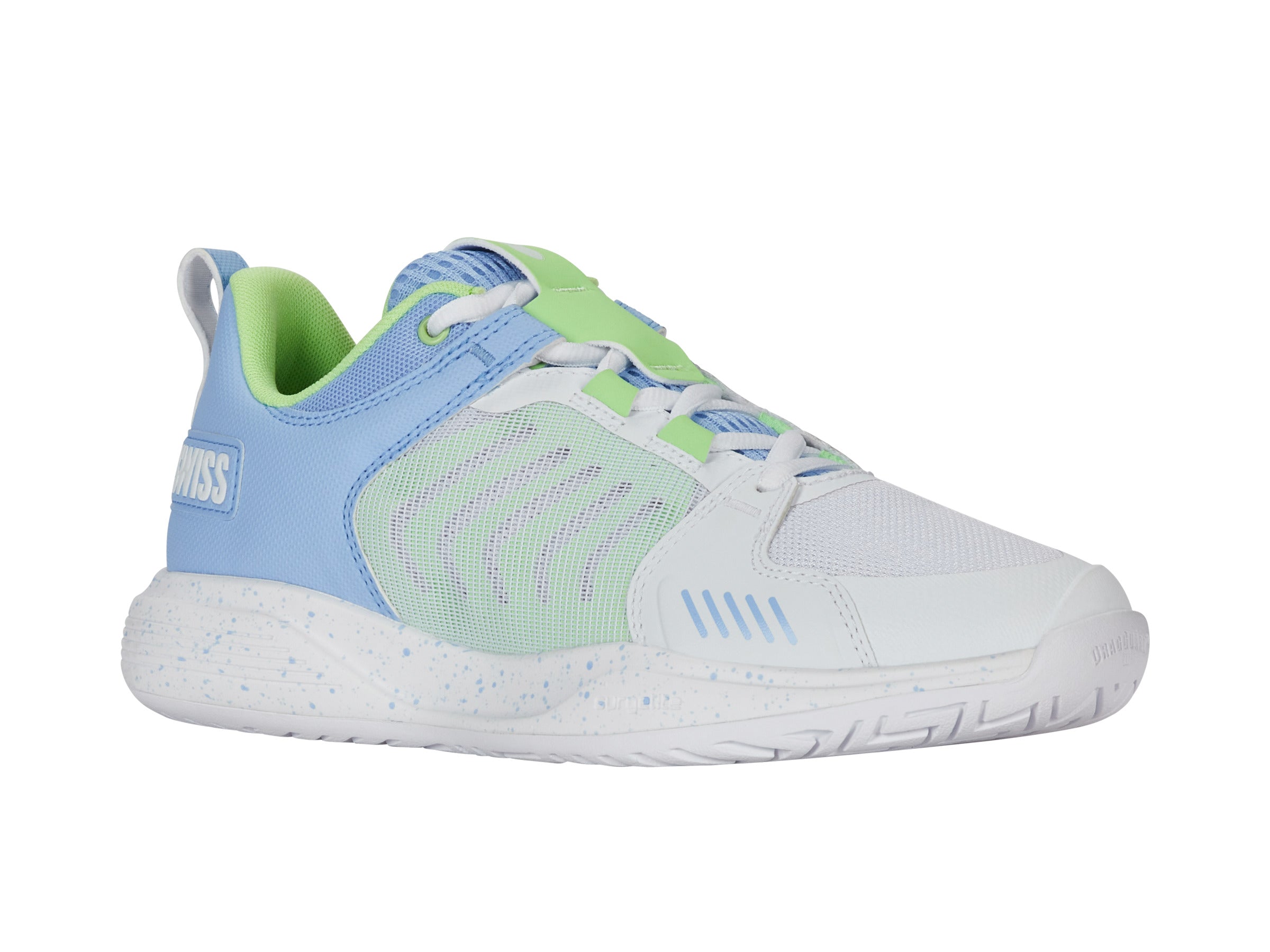 97395 112 M | ULTRASHOT TEAM Basketball Shoes - White/Dutch Canal/Paradise Green | High-Performance Sneakers for Court Play & Streetwear